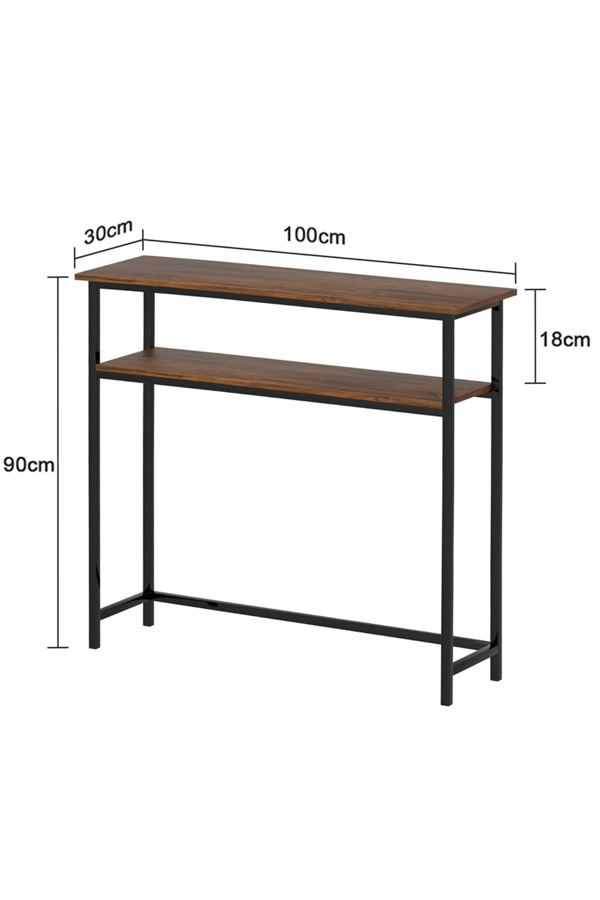AnneFish-Console Table Simple Sofa Table Coffee Corner Display Shelf Entryway Table Couch Hallway Entrance 8