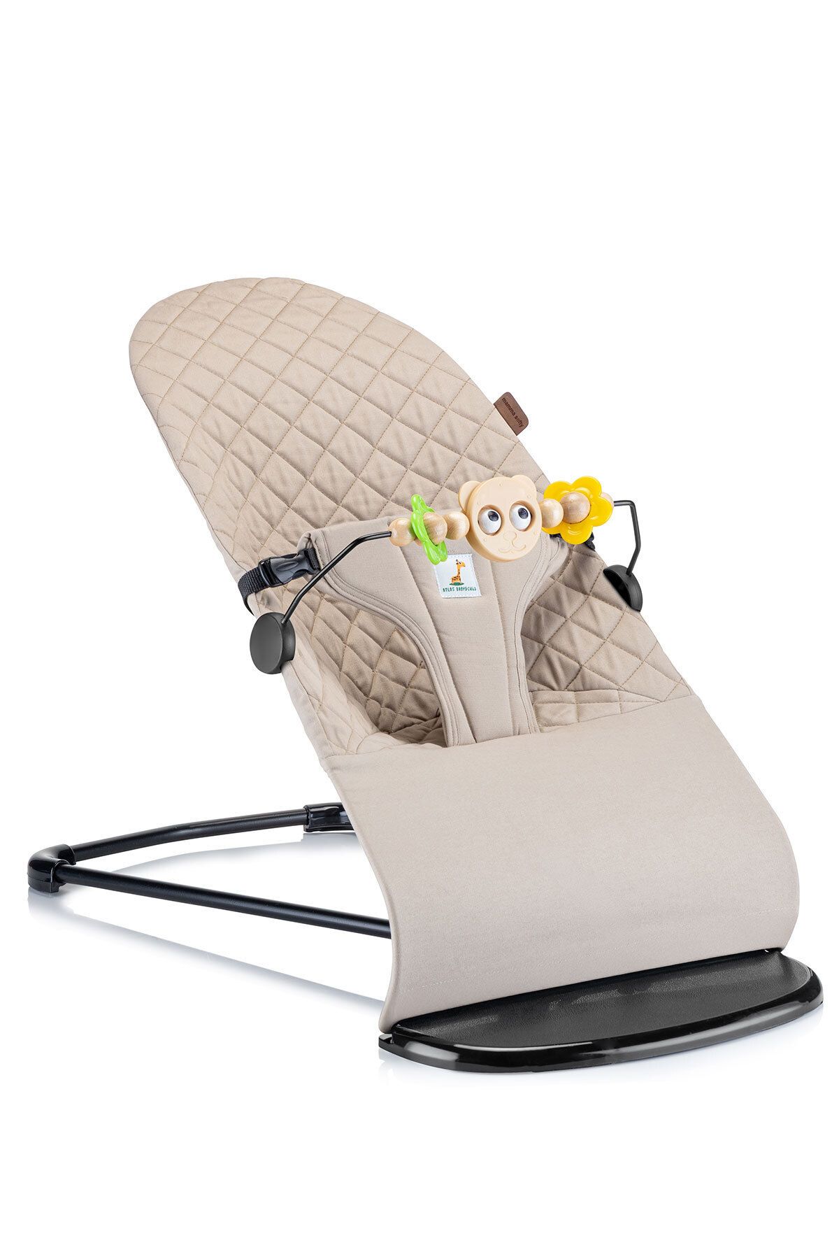 ATLAS BABY&CHILD Softino Ahşapoyuncaklı Ana Kucağı Katlanabilir Ve Kolay Taşınabilr 3 Pozisyonlu Sallanabilir Tasarım