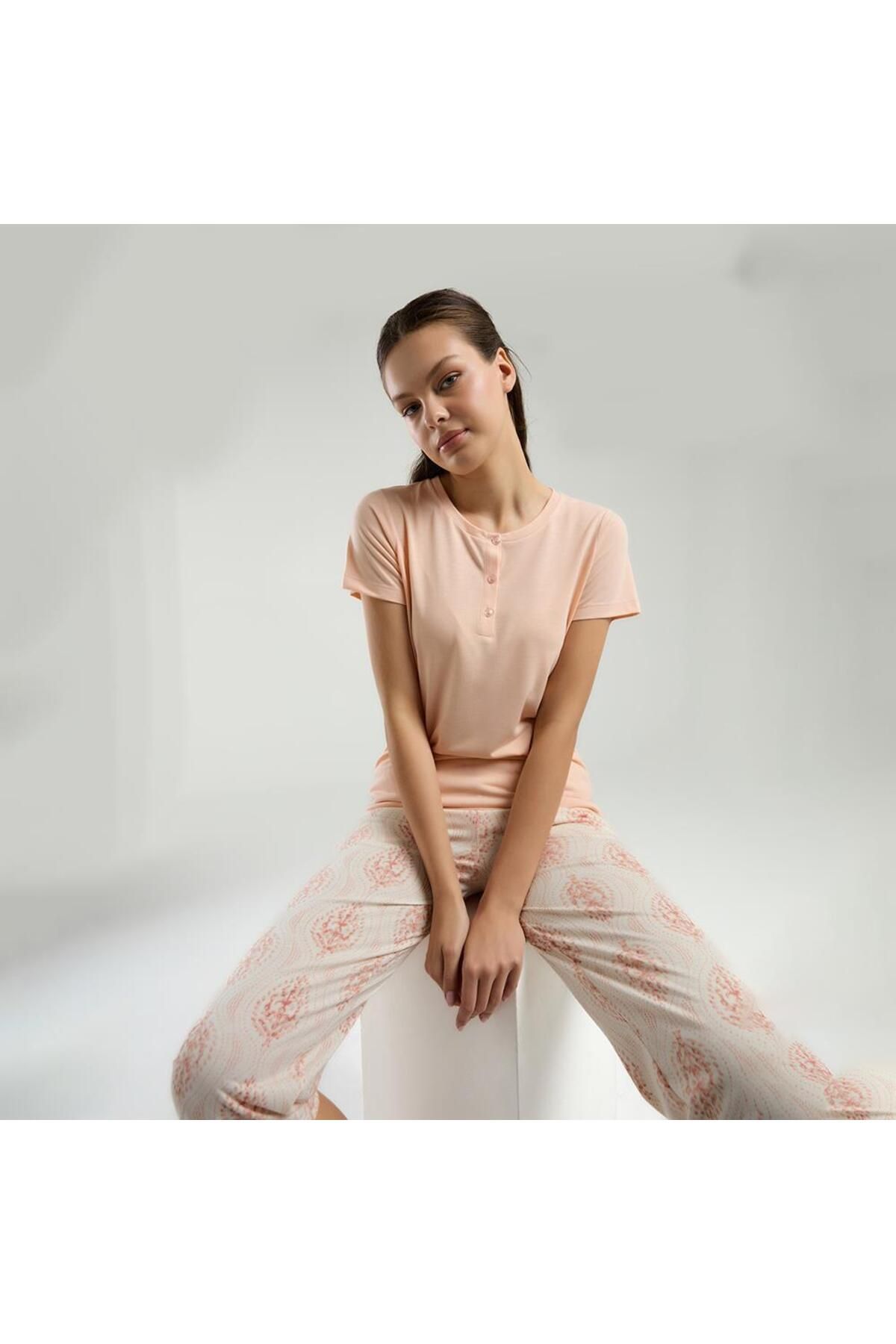 Arnetta 3258S Kadın Kapri Yazlık Pijama