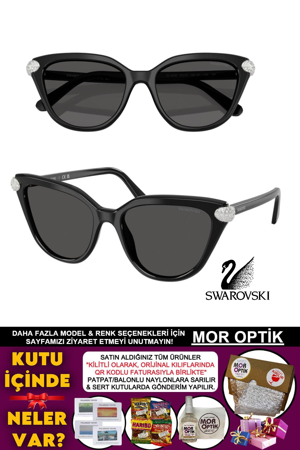 Swarovski SK6039 100187 56-18 145 3N (56 SİZE)