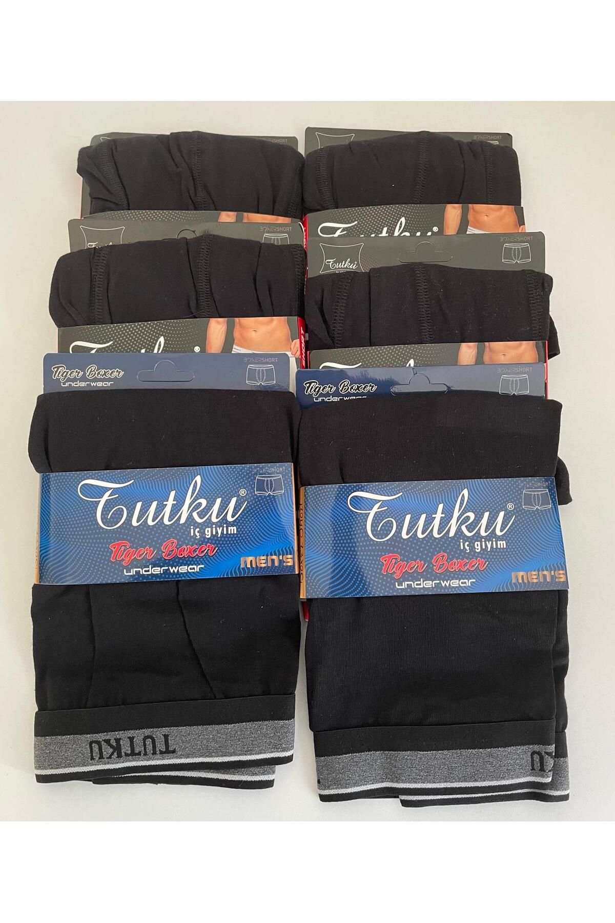 H&S STORE tutku erkek 6 lı spor boxer siyah renkli elestan kaliteli ve rahat