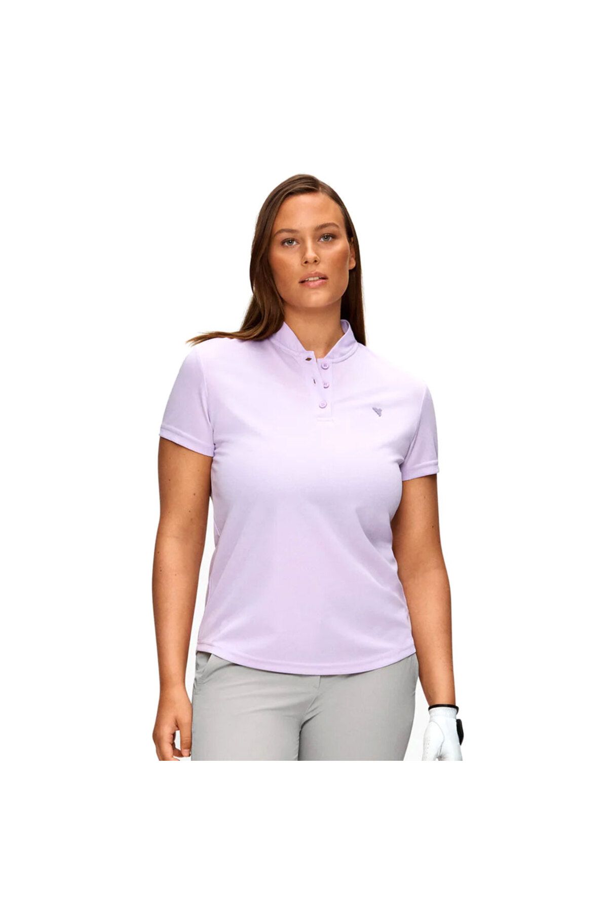Macade Kadın Flow Bomber T-Shirt Lila WPO20210710