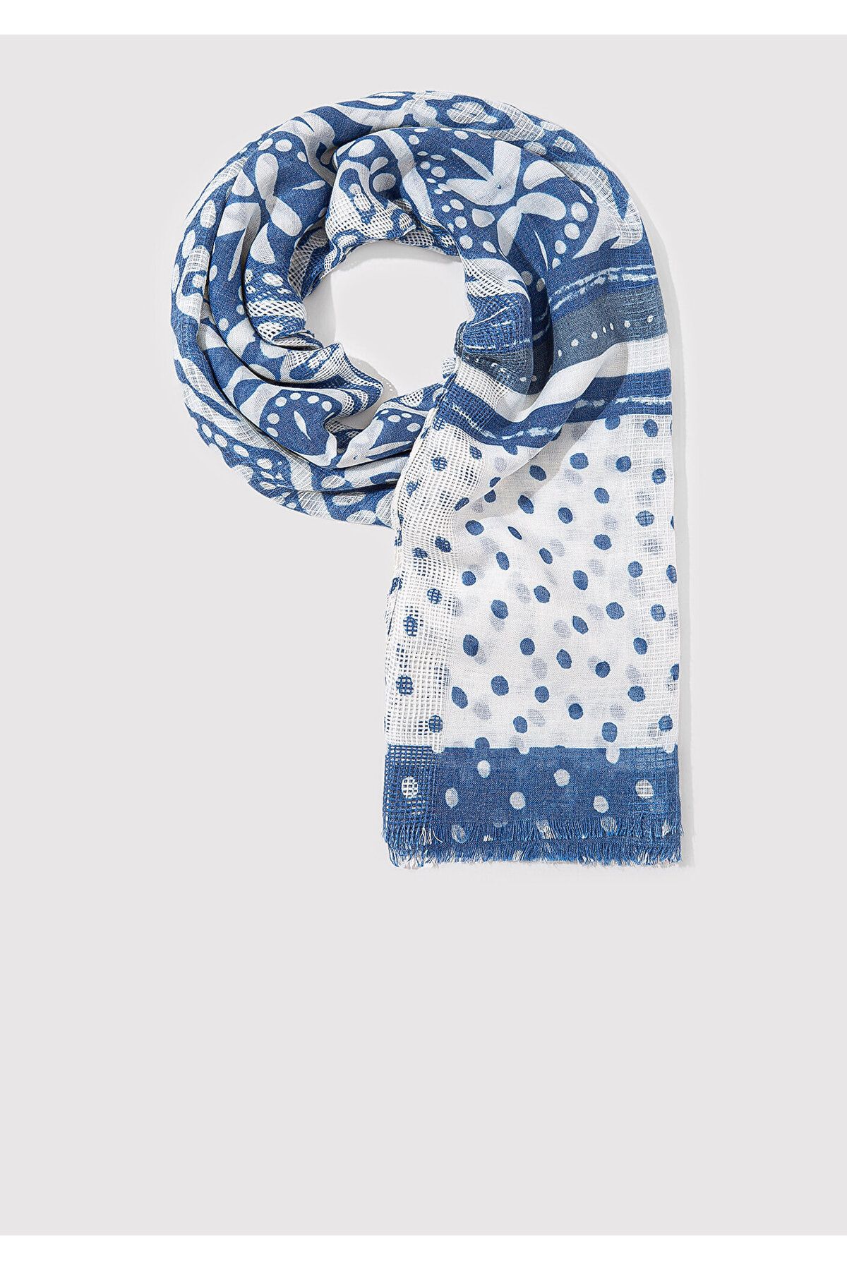 Mavi-Printed Shawl 1912944 -28319 2
