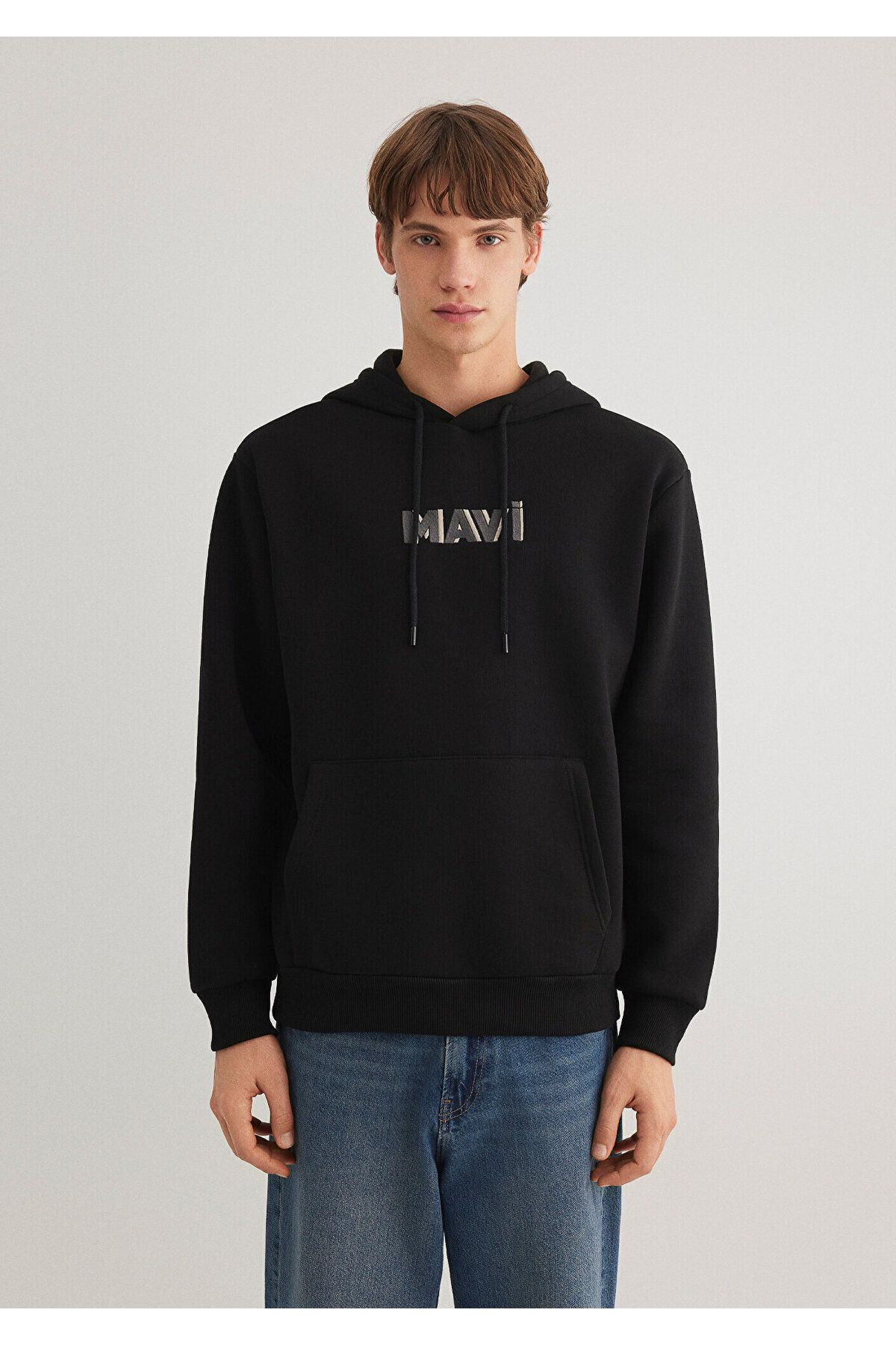 Mavi-Schwarzes Sweatshirt mit Logo-Print 0s10326-900 4