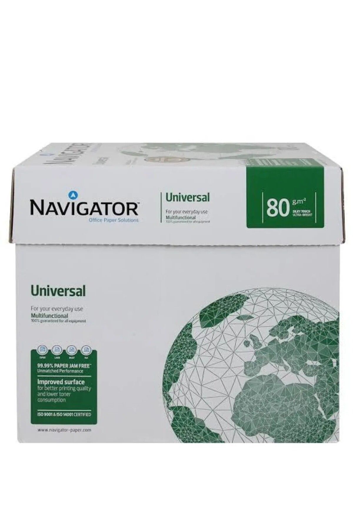 NAVİGATÖR Navigator A4 Fotokopi Kağıdı 80gr 1 Koli 5 Paket (2500 SAYFA)