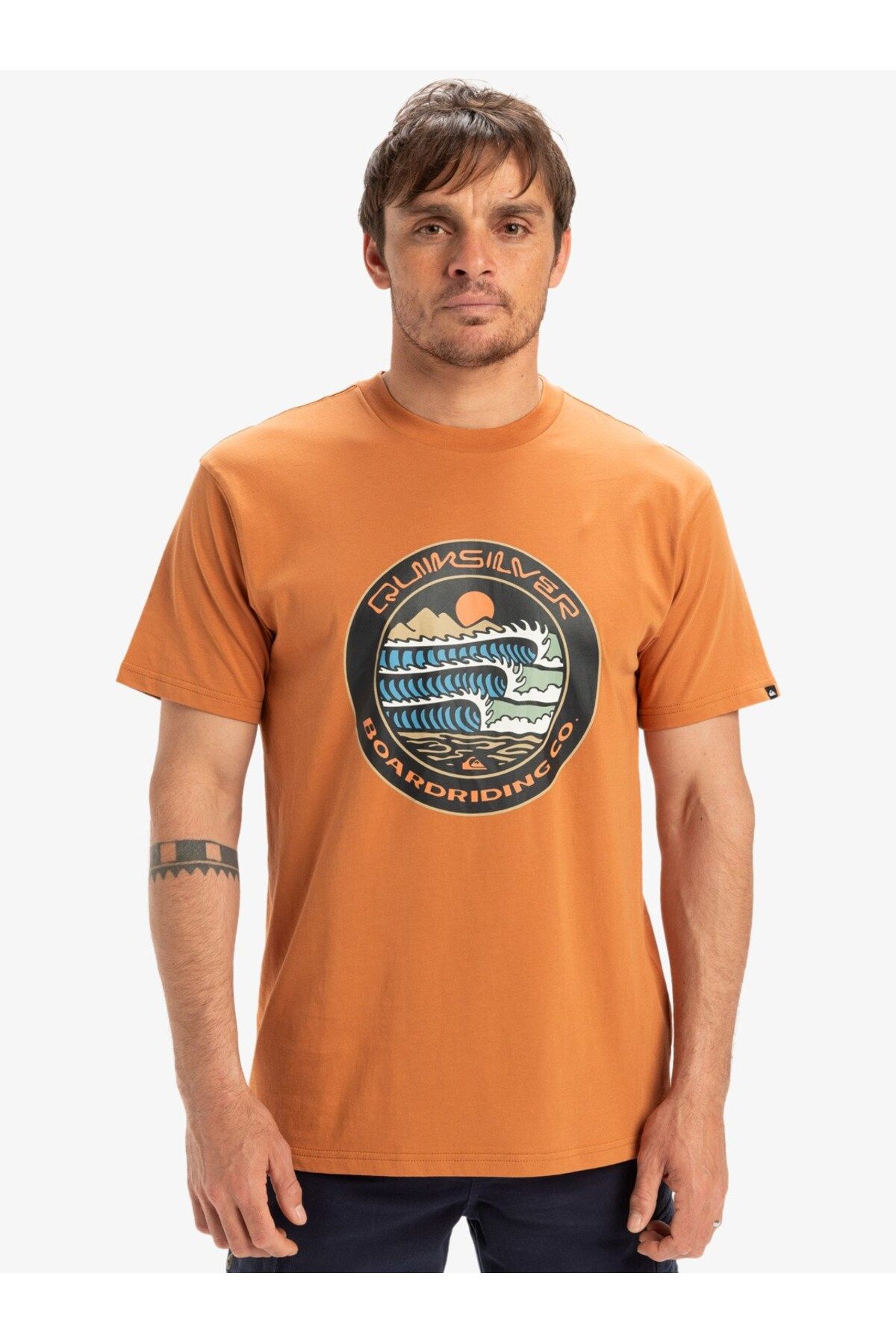 Quiksilver Quıksılver Ev Three Seas Ss Bran Erkek T-shırt Eqyzt08051-cmn0