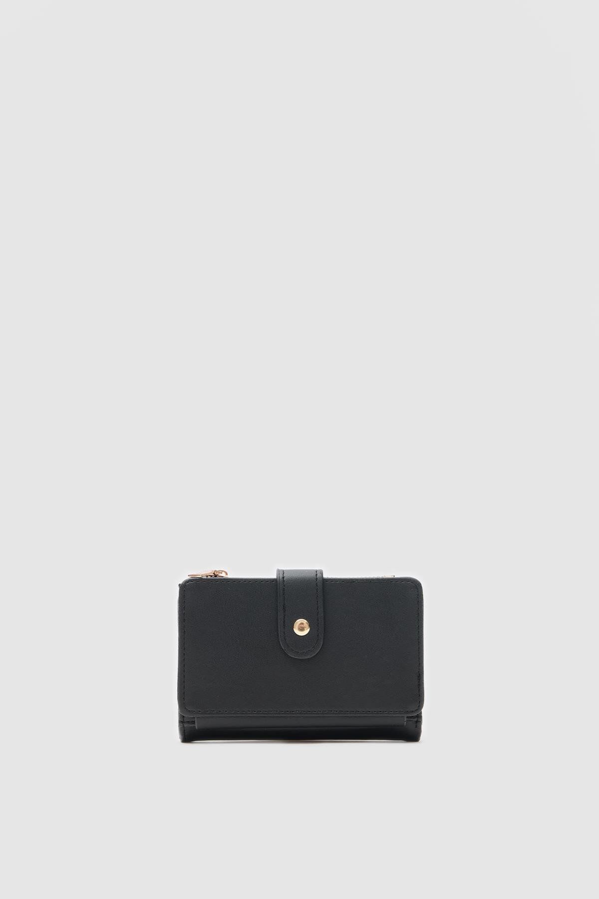 Shule Bags Nikki Siyah Kadın Cüzdan
