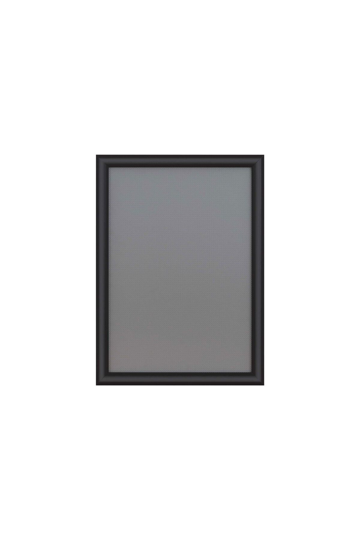 Ores Alüminyum Açılır Kapanır Çerçeve Gönye Köşe - A3 - 30x42 cm - Siyah - 25mm