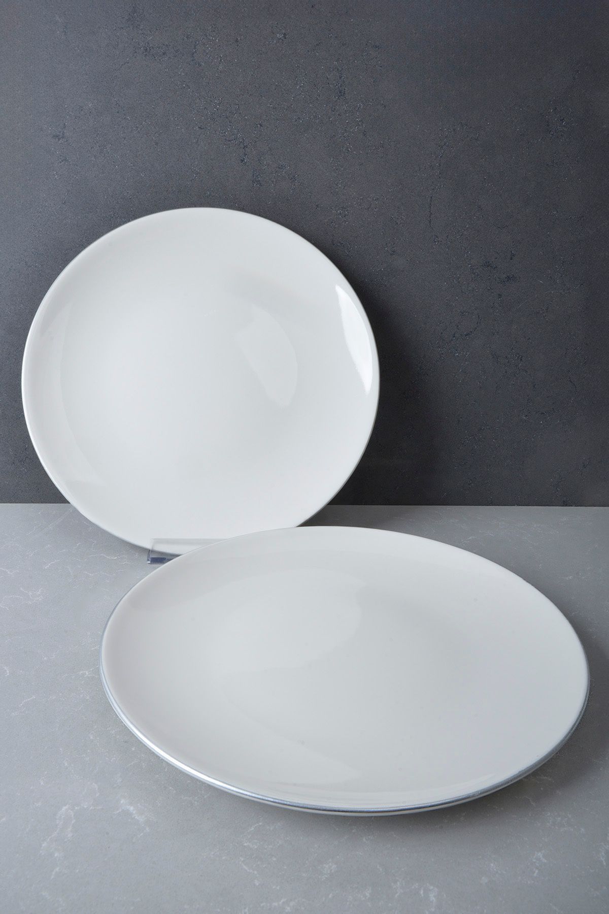 Heda Porselen Hayal Platin Yaldız 2 Parça Servis Tabağı