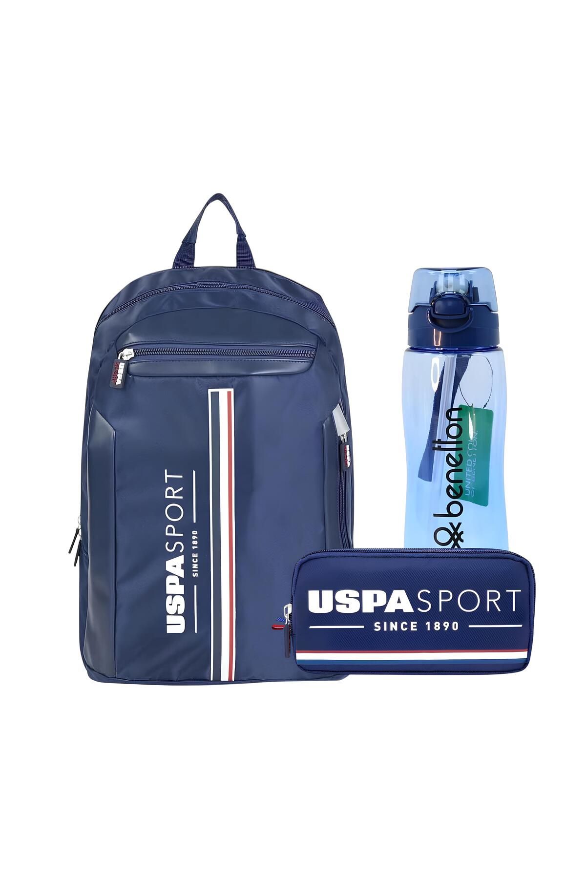 U.S. Polo Assn. U.s. Polo Assn. Sırt Çantası , U.S. Polo Assn. Kalem Çantası - Suluk & Matara Hediyeli