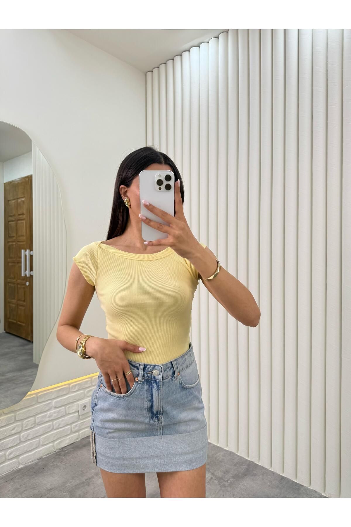 Gaus Sarı Kısa Kol ZR Muadil Tshirt Gaus00329