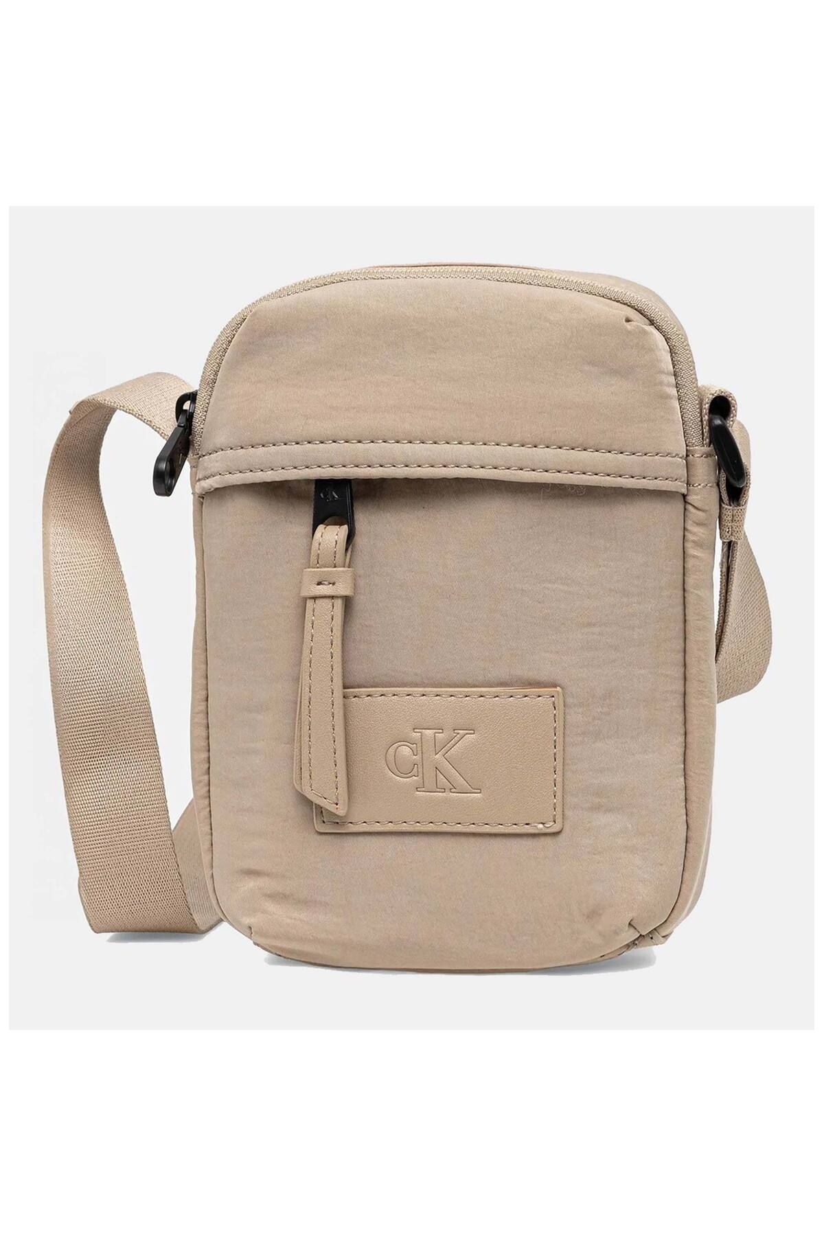 Calvin Klein Bej Omuz Çantası (LV04G3089G-PBF)