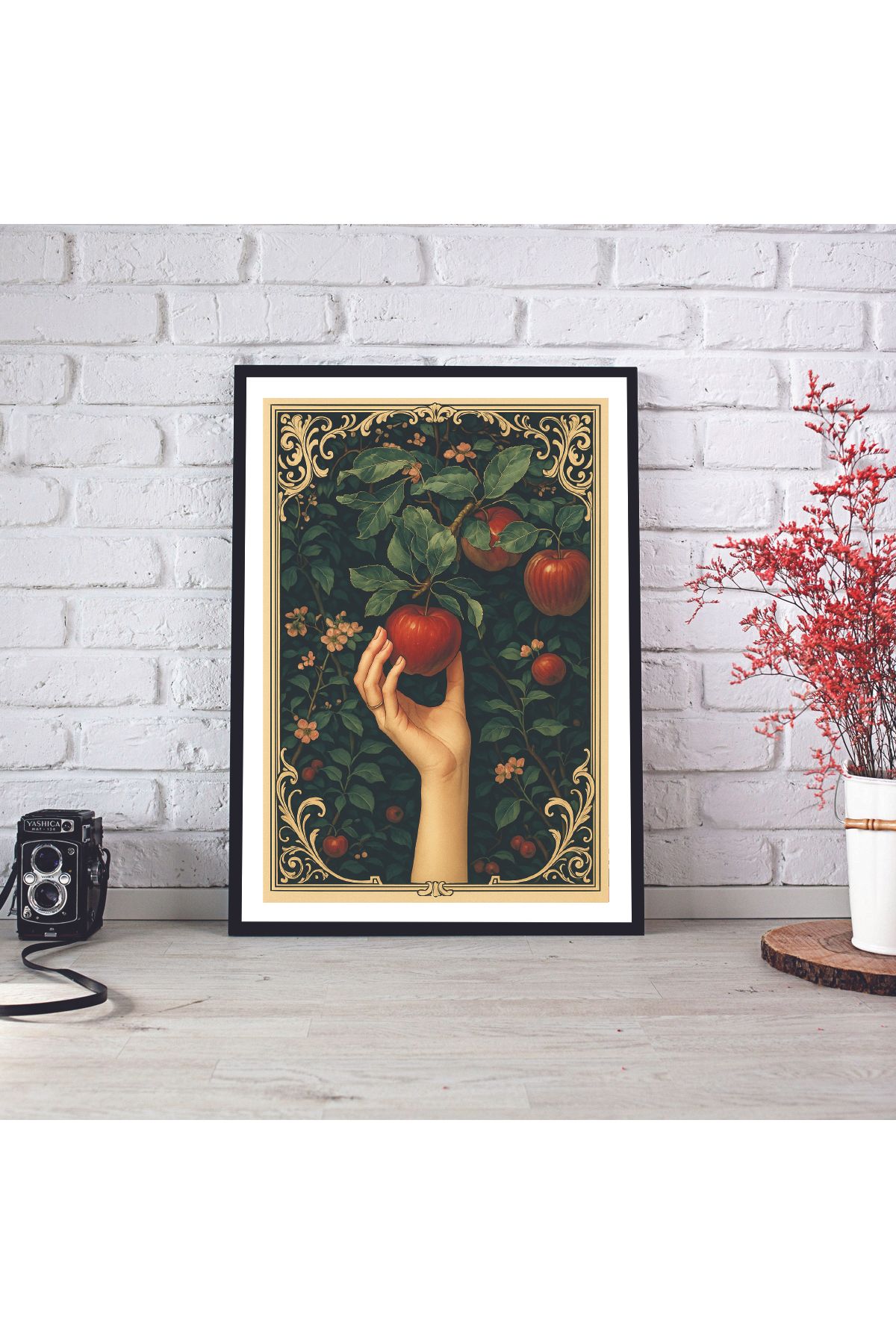 woodsia Çerçeve Görünümlü Çerçevesiz MDF Poster Tablo MDF_TEK1199