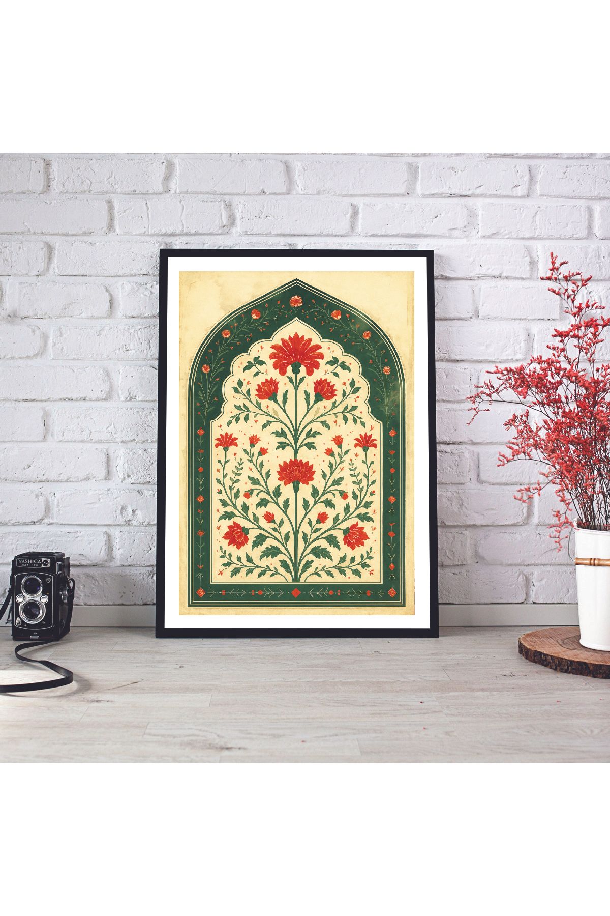woodsia Çerçeve Görünümlü Çerçevesiz MDF Poster Tablo MDF_TEK1201