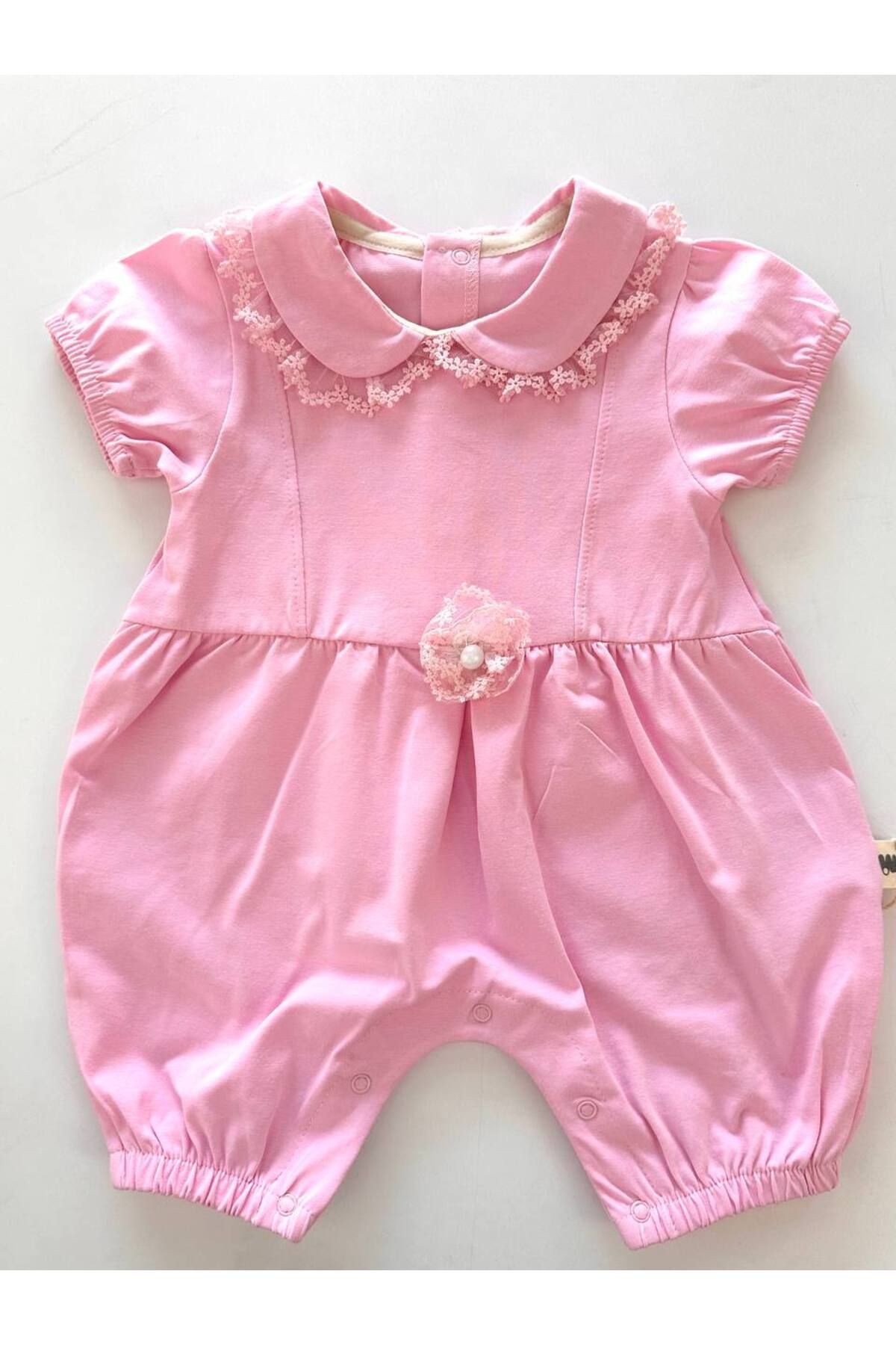 WOWOKİDS Wowokids Kız Çocuk Fırfırlı Barbatöz %100 Cotton