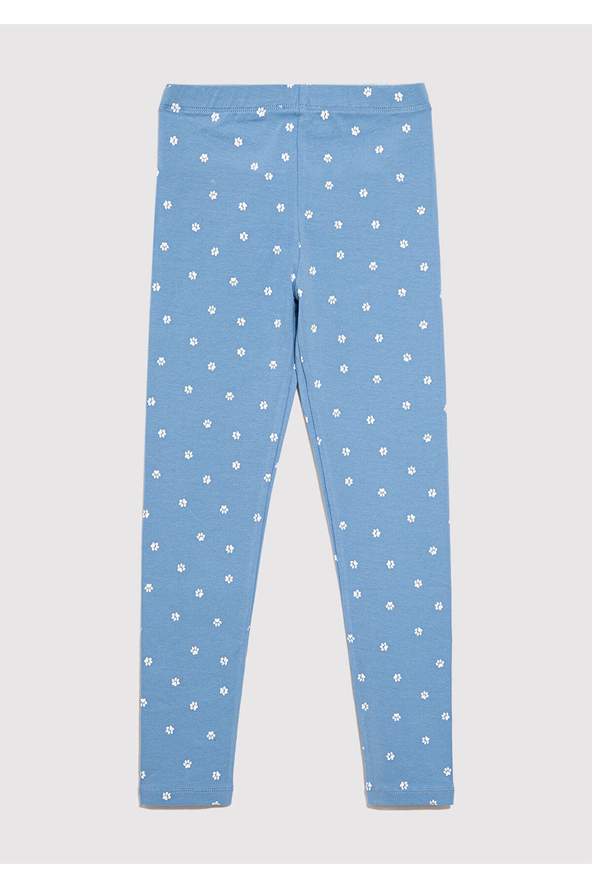 Mavi-Blaue Leggings mit Pfotenabdruck 7010025 -89492 3