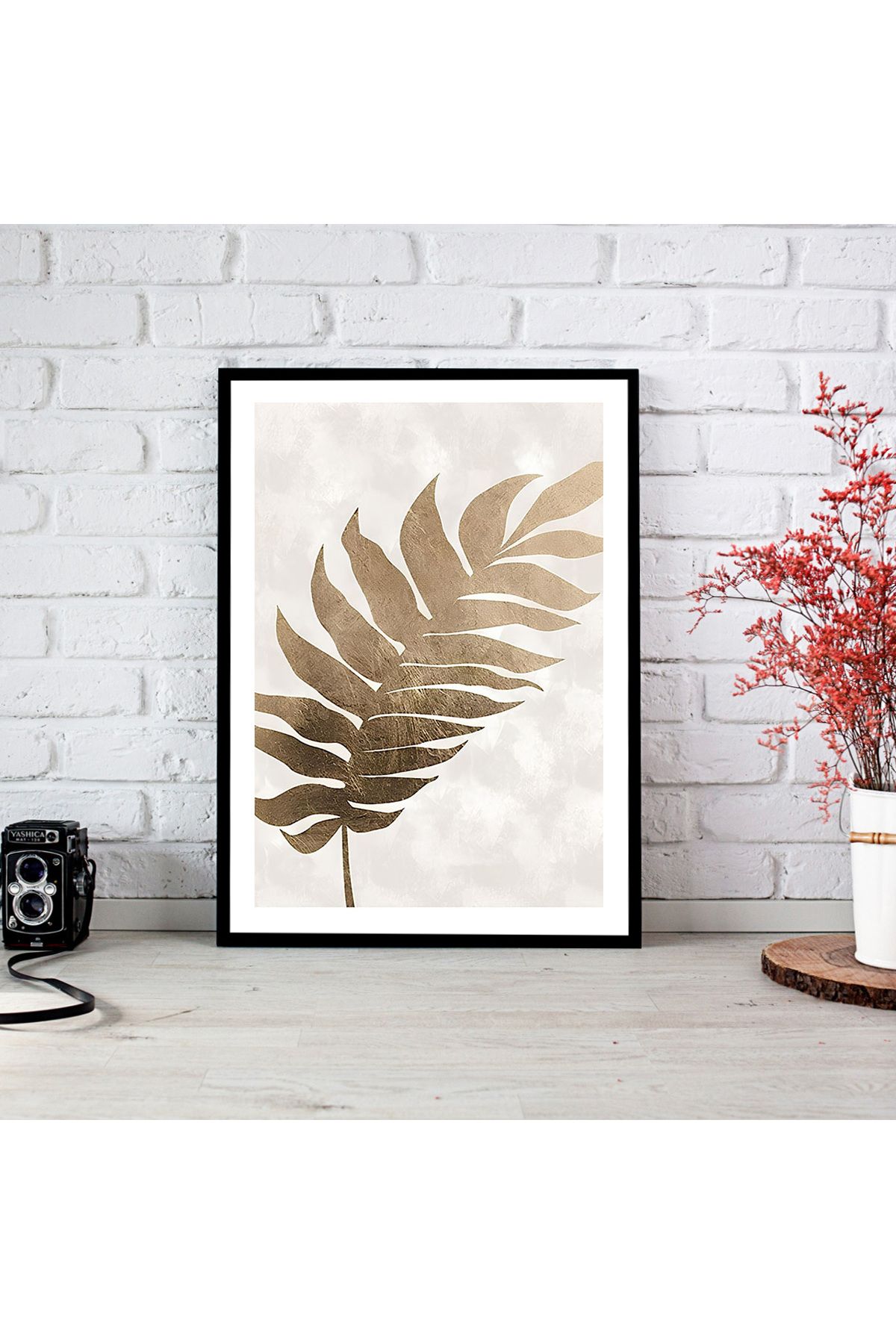 woodsia Çerçeve Görünümlü Çerçevesiz MDF Poster Tablo MDF_TEK1217