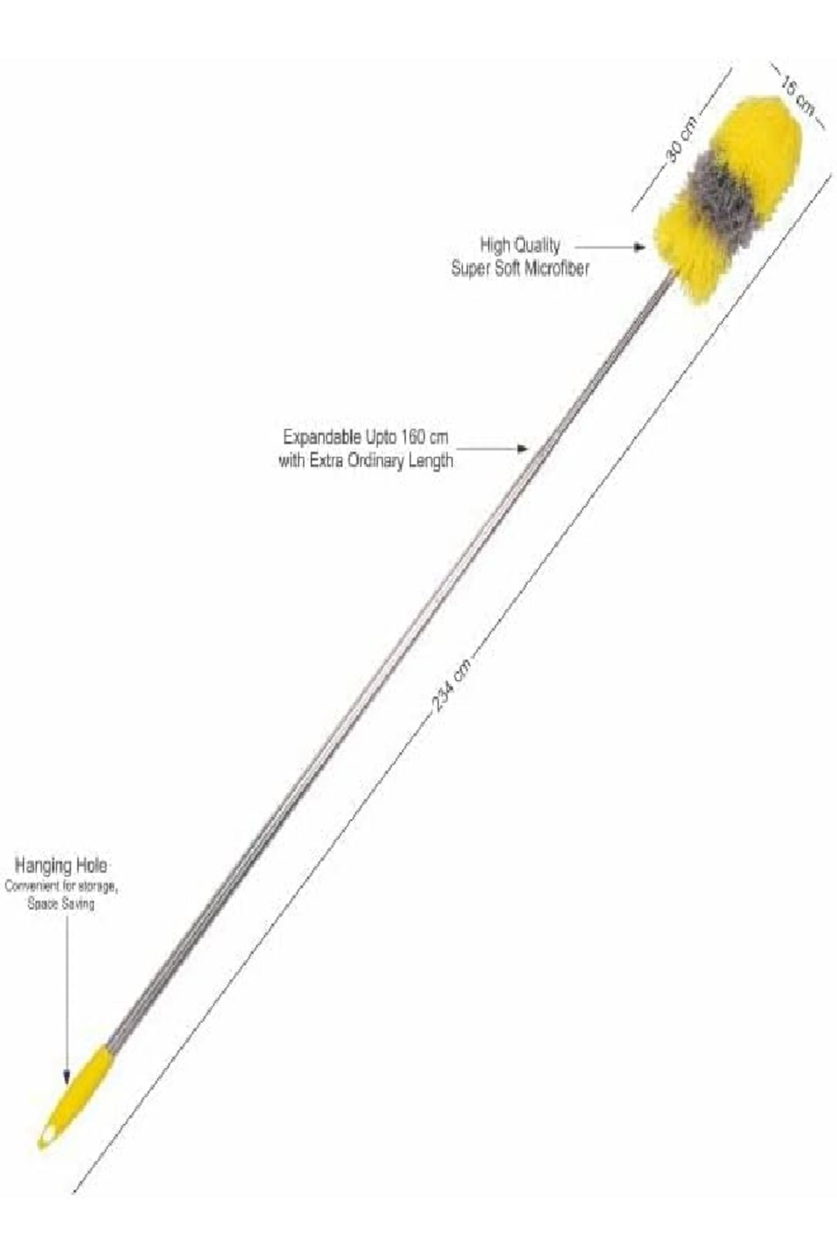 CLASSYTOUCH-Cobweb Duster With Telescopic Handle 4