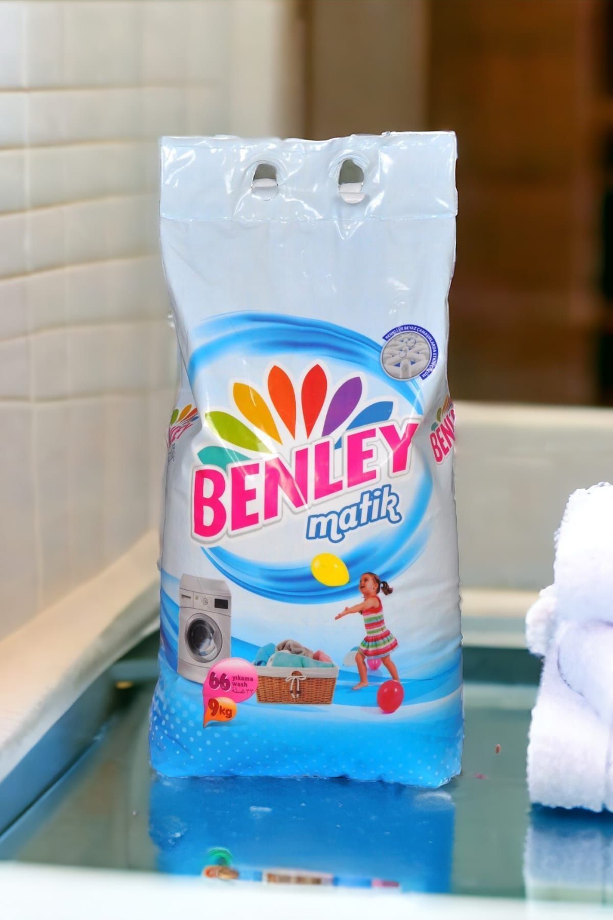 BENLEY Matik Toz Çamaşır Deterjanı 9 Kg.