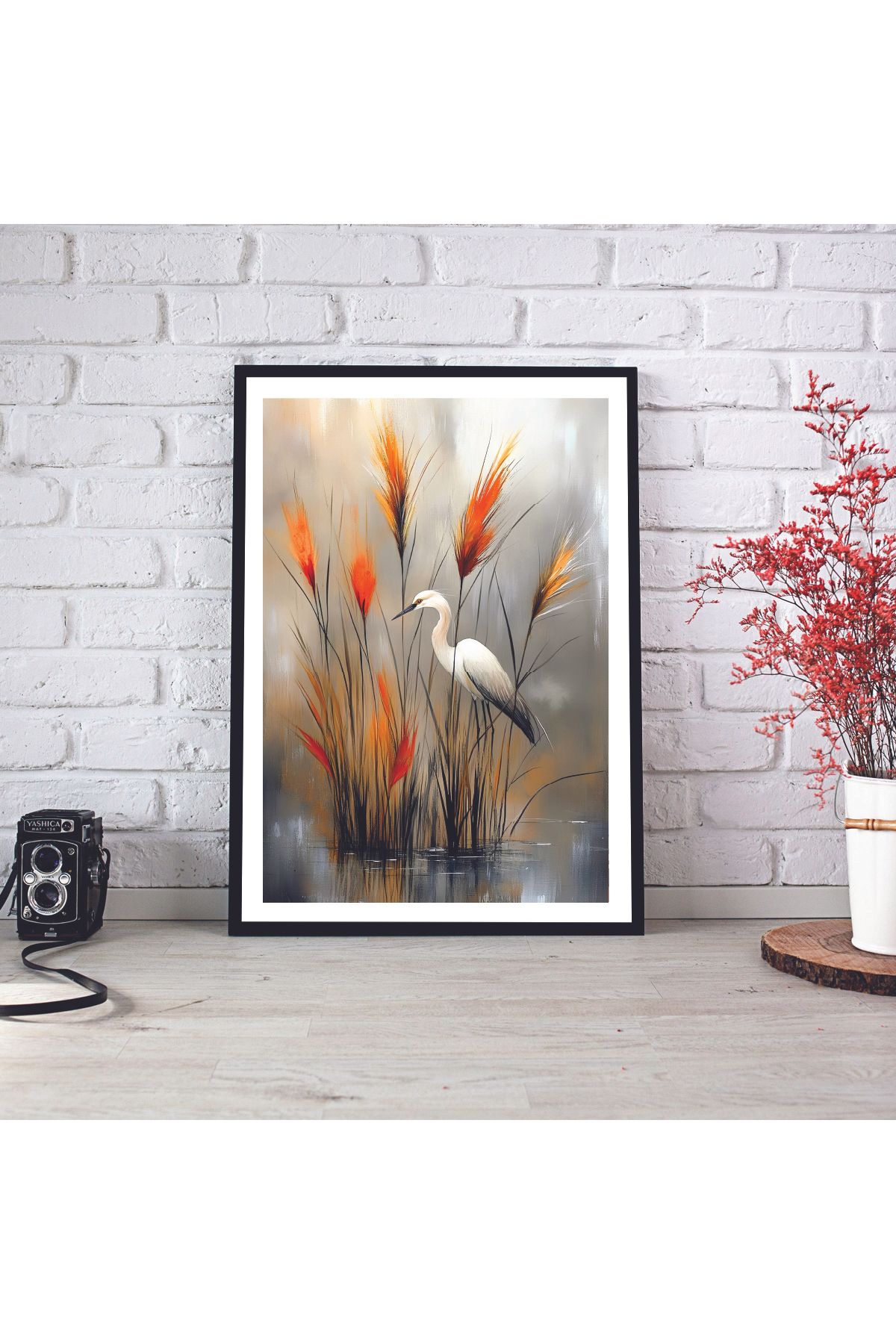 woodsia Çerçeve Görünümlü Çerçevesiz MDF Poster Tablo MDF_TEK1198