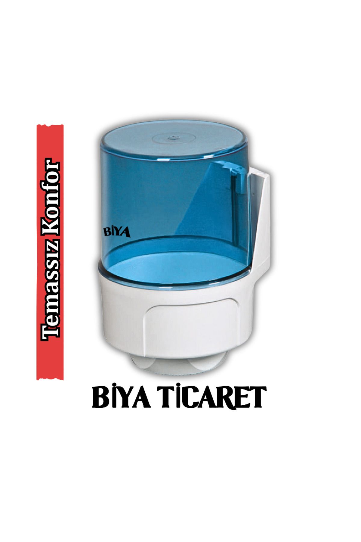 BİYA İçten Çekmeli Havlu Dispenseri (Plastik - Şeffaf)