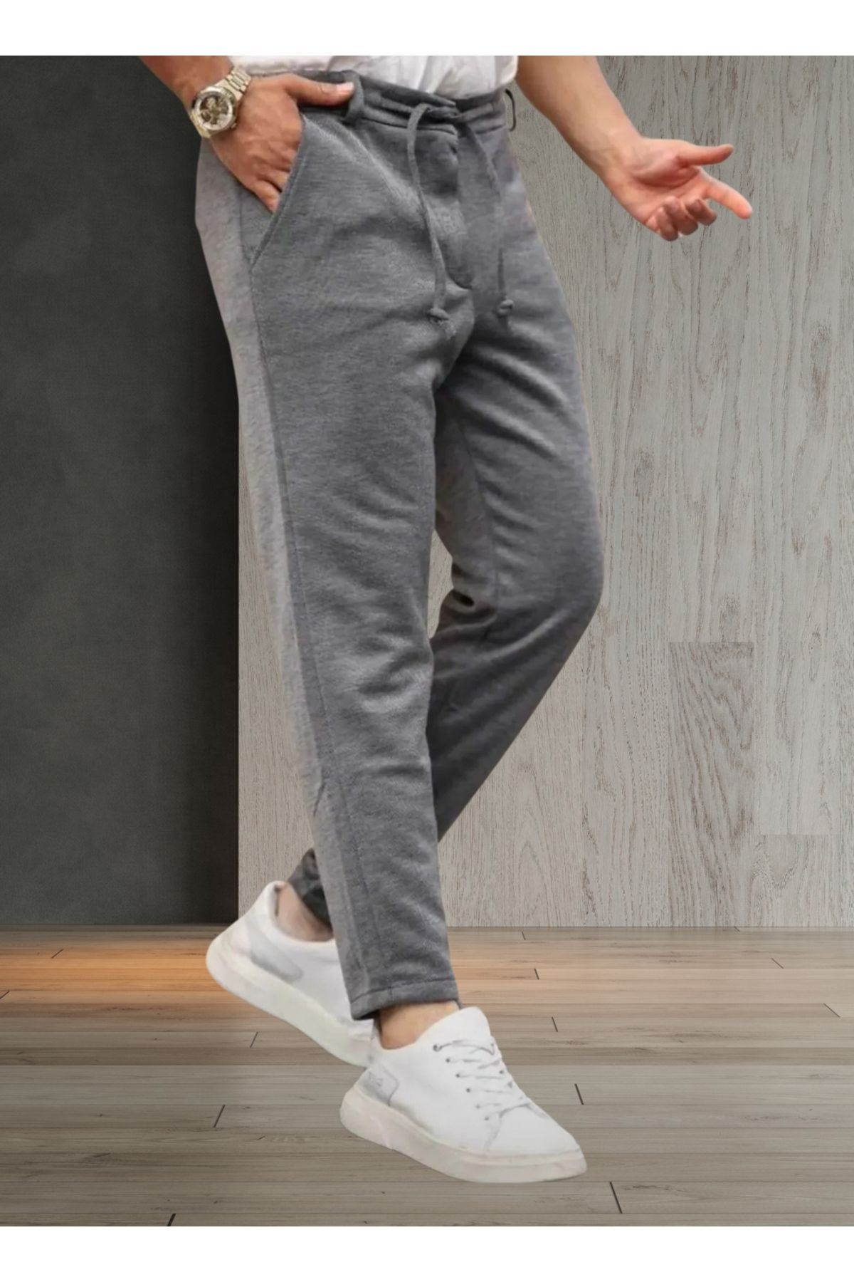 TUWAN sport ERKEK JOGGER PİKE KUMAŞ PANTOLON