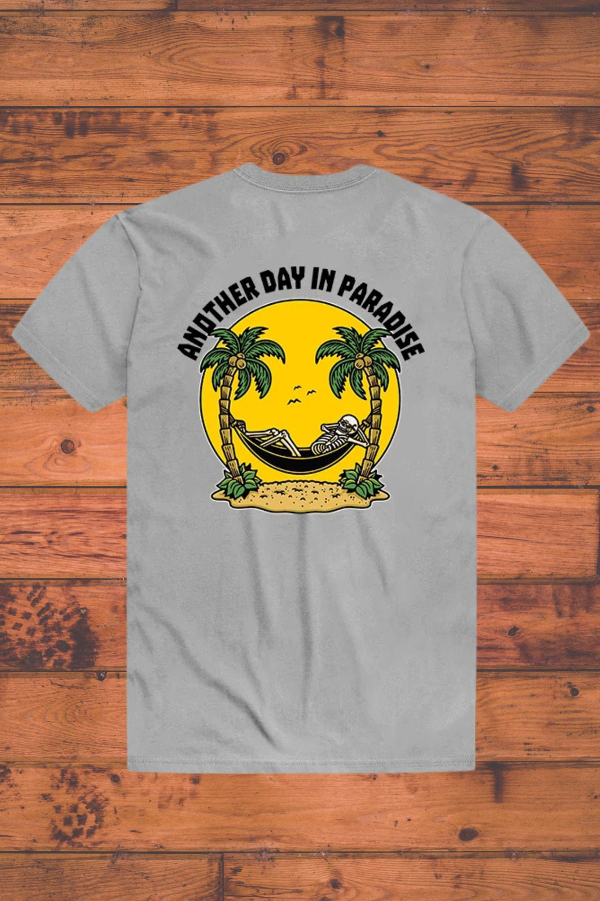 DESCARTES Another Day in Paradise Baskılı Oversize T-shirt