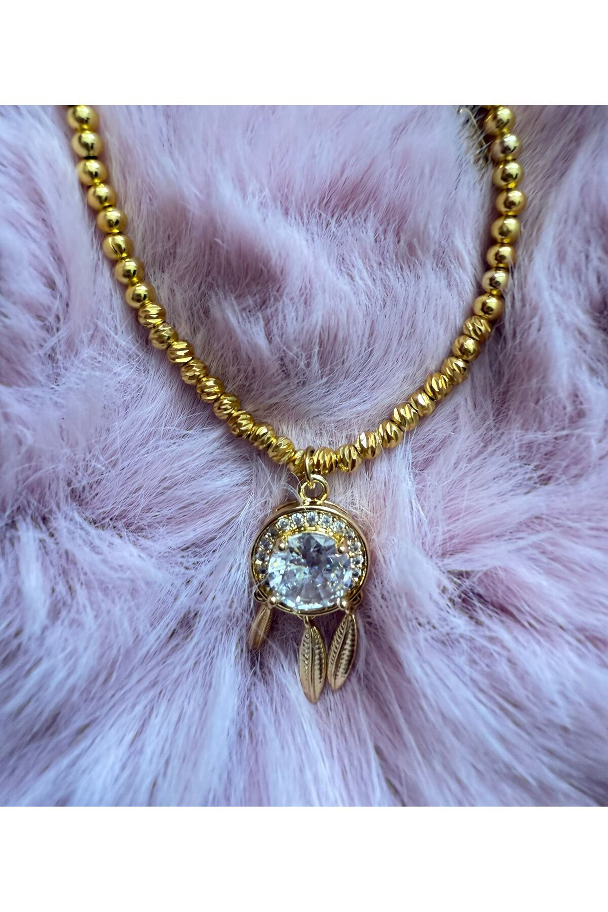 Butik Gold Dreamcatcher Çelik Bileklik - Kararma Yapmaz, Suya Dayanıklı