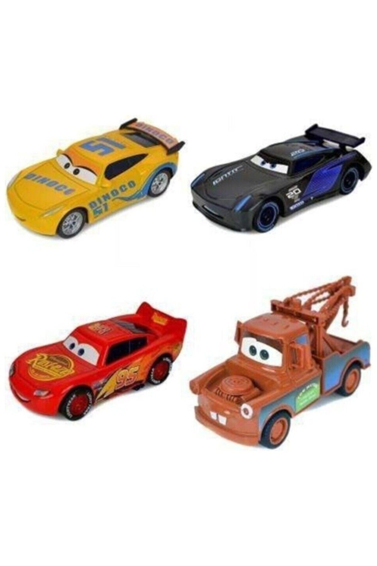 smilechild Cars Mater Oyuncak Arabalar METAL 4'lü Set