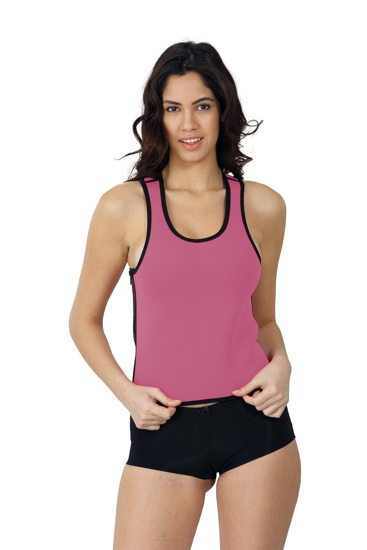 ASFSTORE PEMBE MI 9157 Terlemeyi Sağlayan Kısa Atlet