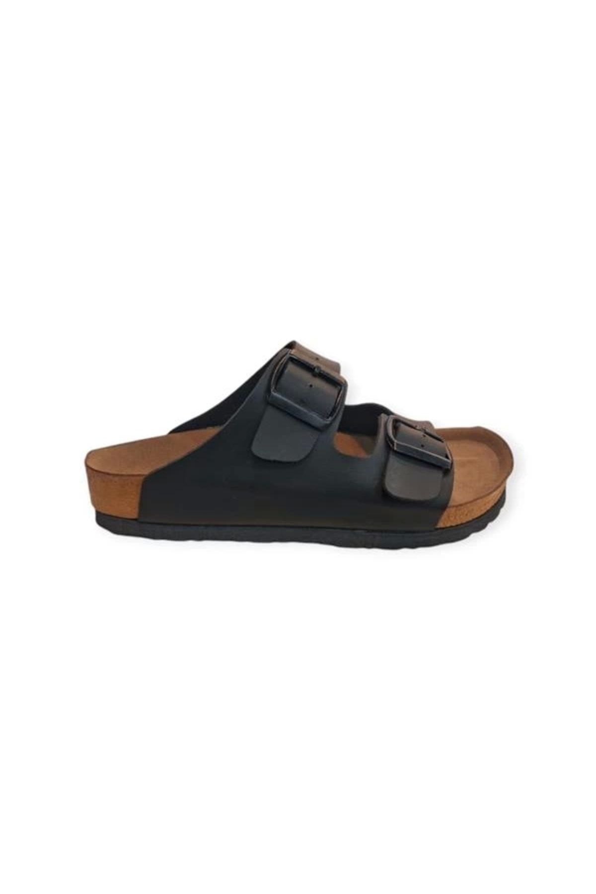 Store K15505 Mantar Taban Tam Ortapedik Kadın Terlik Siyah