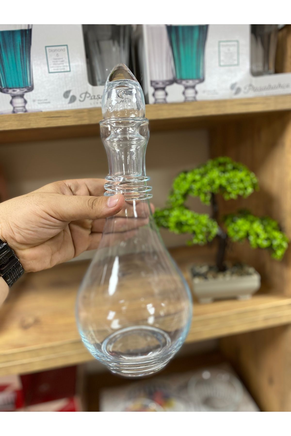 Polatlar BOST GLASS KAPAKLI SÜRAHİ