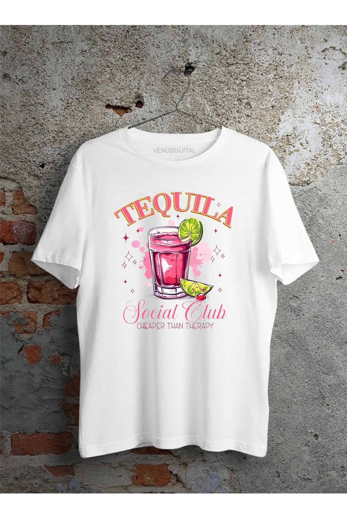 venüsdijital TEQUILA SOCIAL CLUP TSHIRT