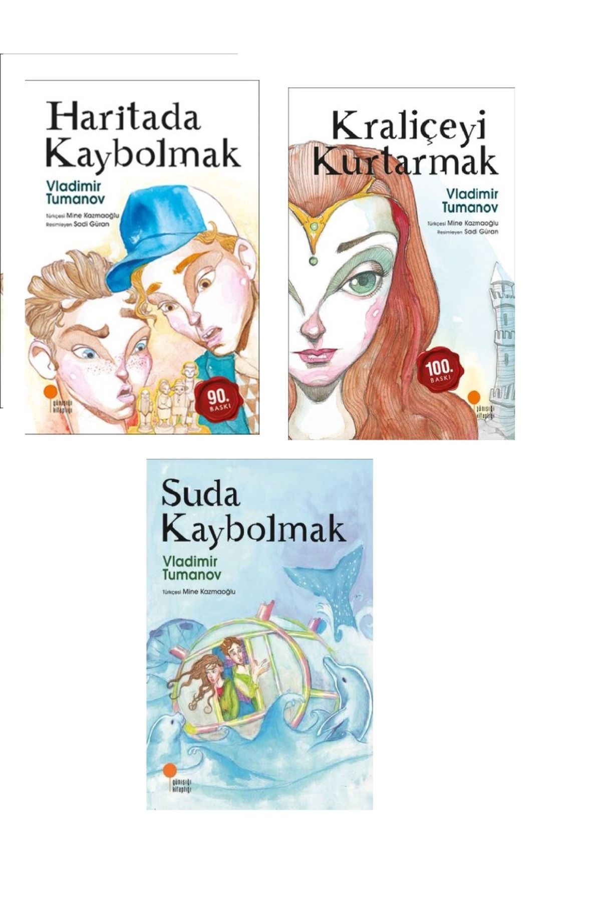 Günışığı Kitaplığı Suda Kaybolmak & Haritada Kaybolmak & Kraliçeyi Kurtarmak ( 3 Lü Set ) Günışığı Kitaplığı