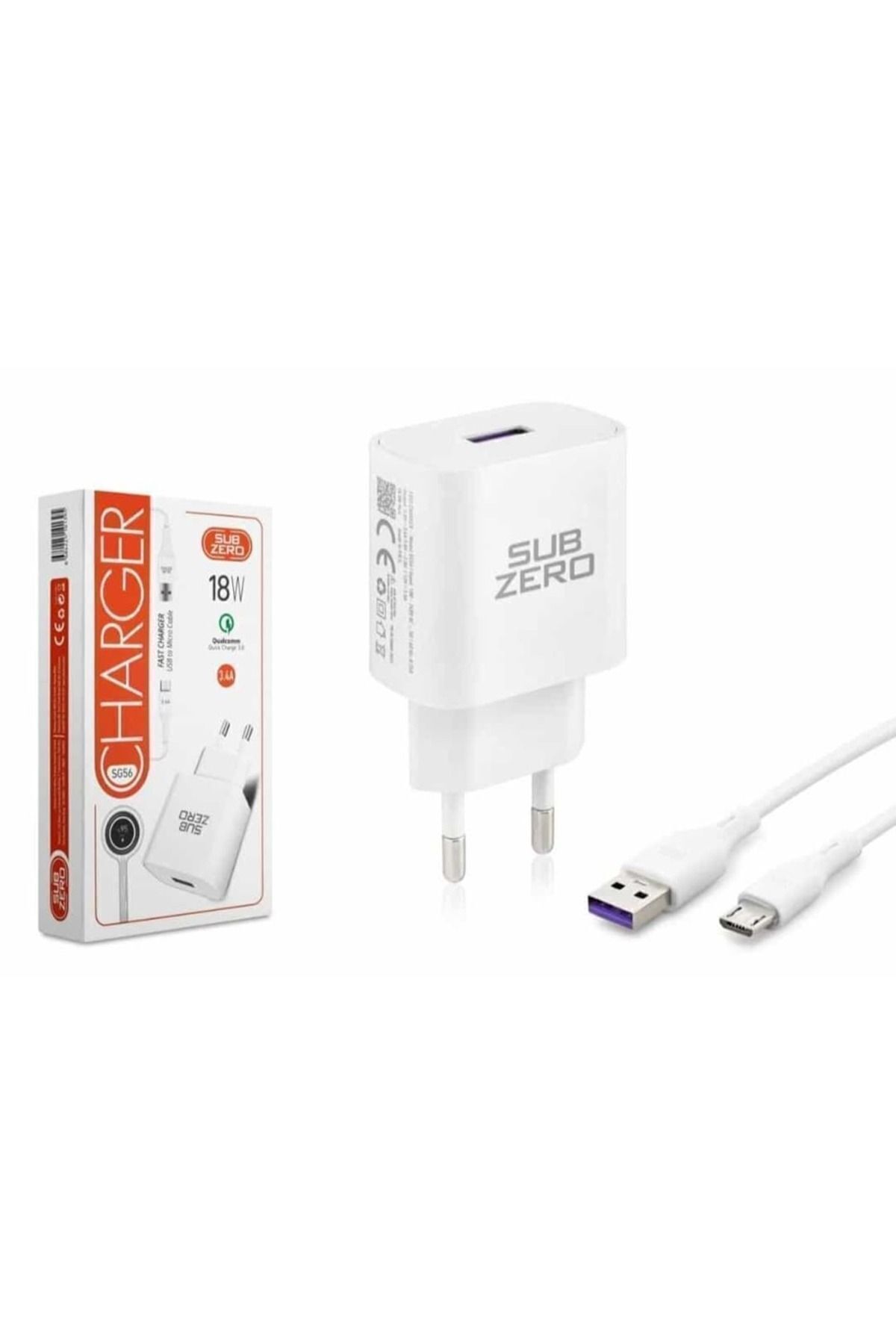 hope try SG56 18W USB Micro Uyumlu Hızlı Şarj Seti