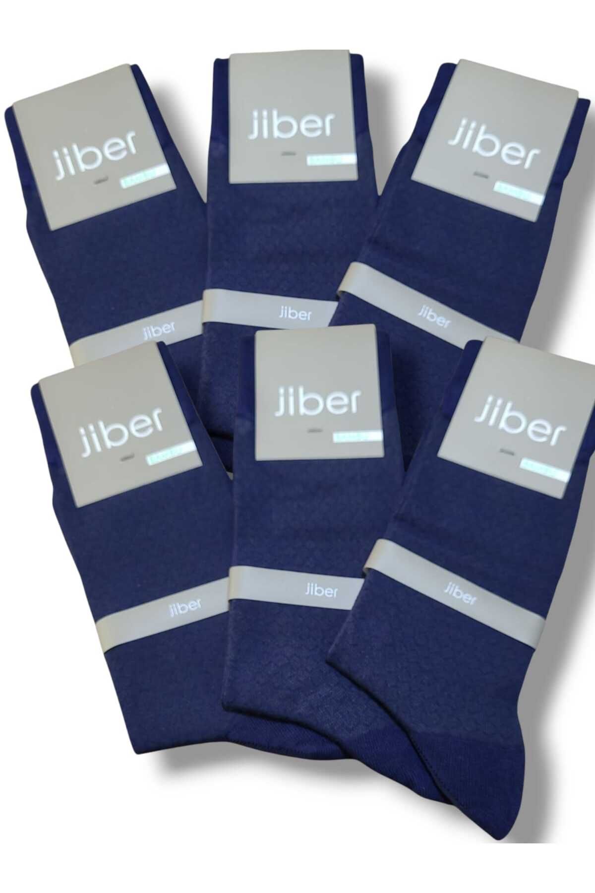 Jiber Erkek Yazlık Desenli Bambu Soket Çorap -6 Ad. Terletmeyen Hafif ve Rahat Çorap