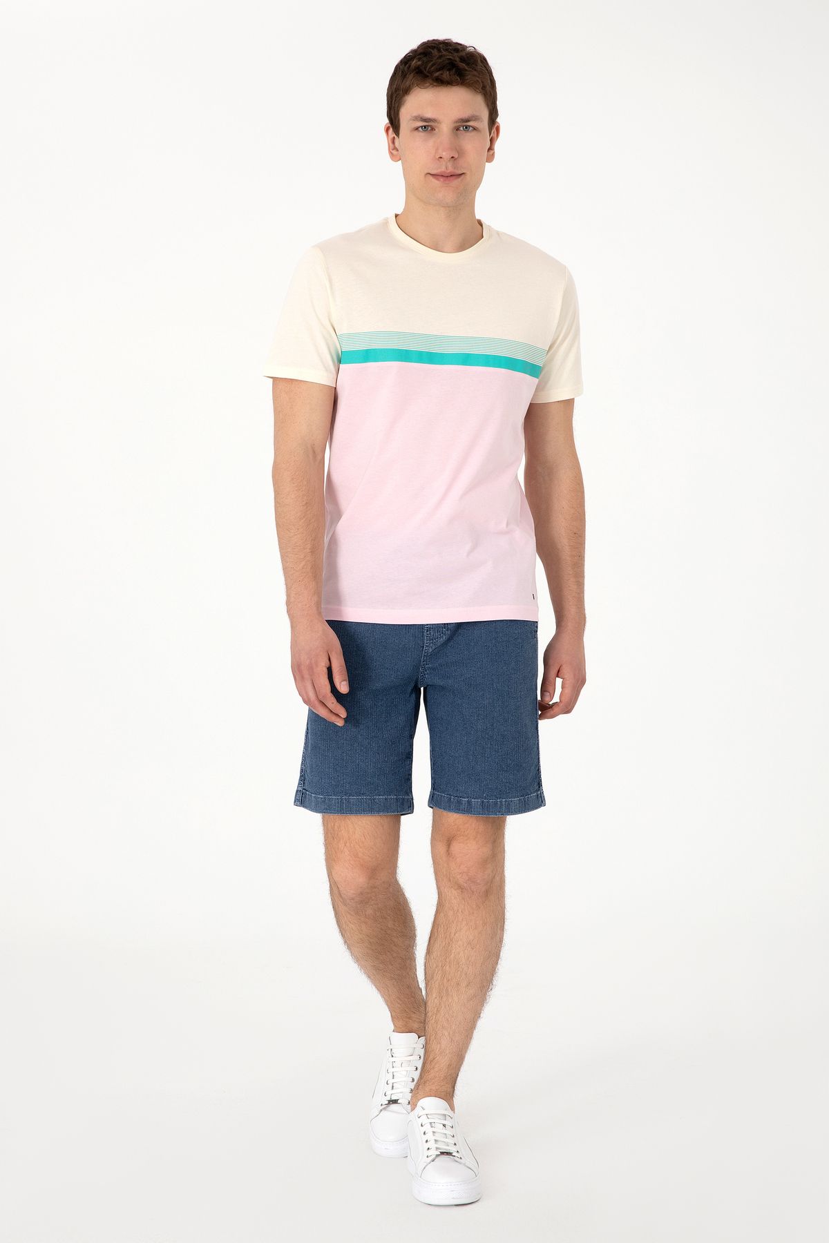 U.S. Polo Assn. Erkek Mavi Jean Şort 50304368-DN0022