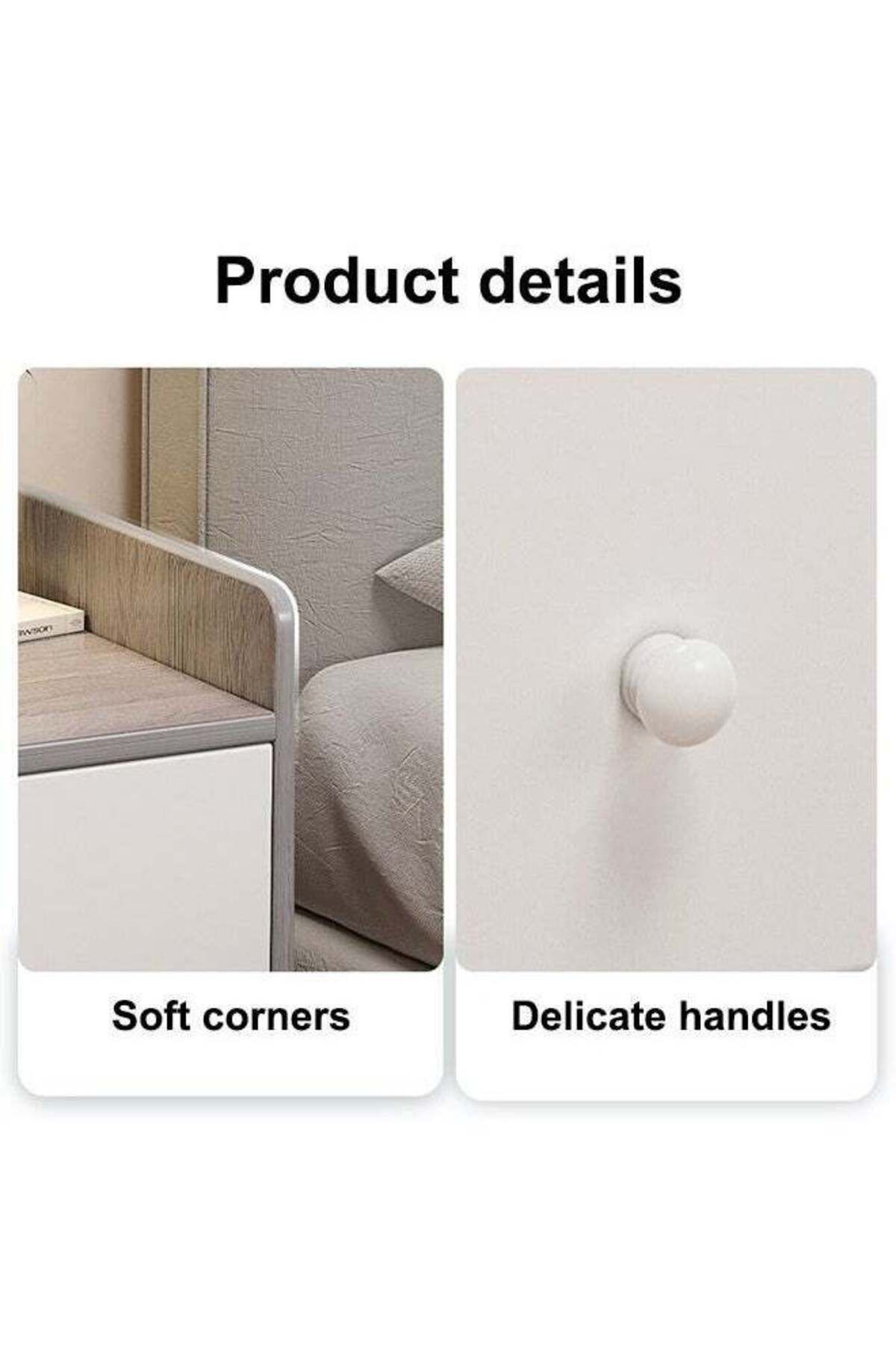 soufa dibaj-Bedside Table Side Table Storage Side Table Drawer Bedside Furniture Side Table for Bedroom 4