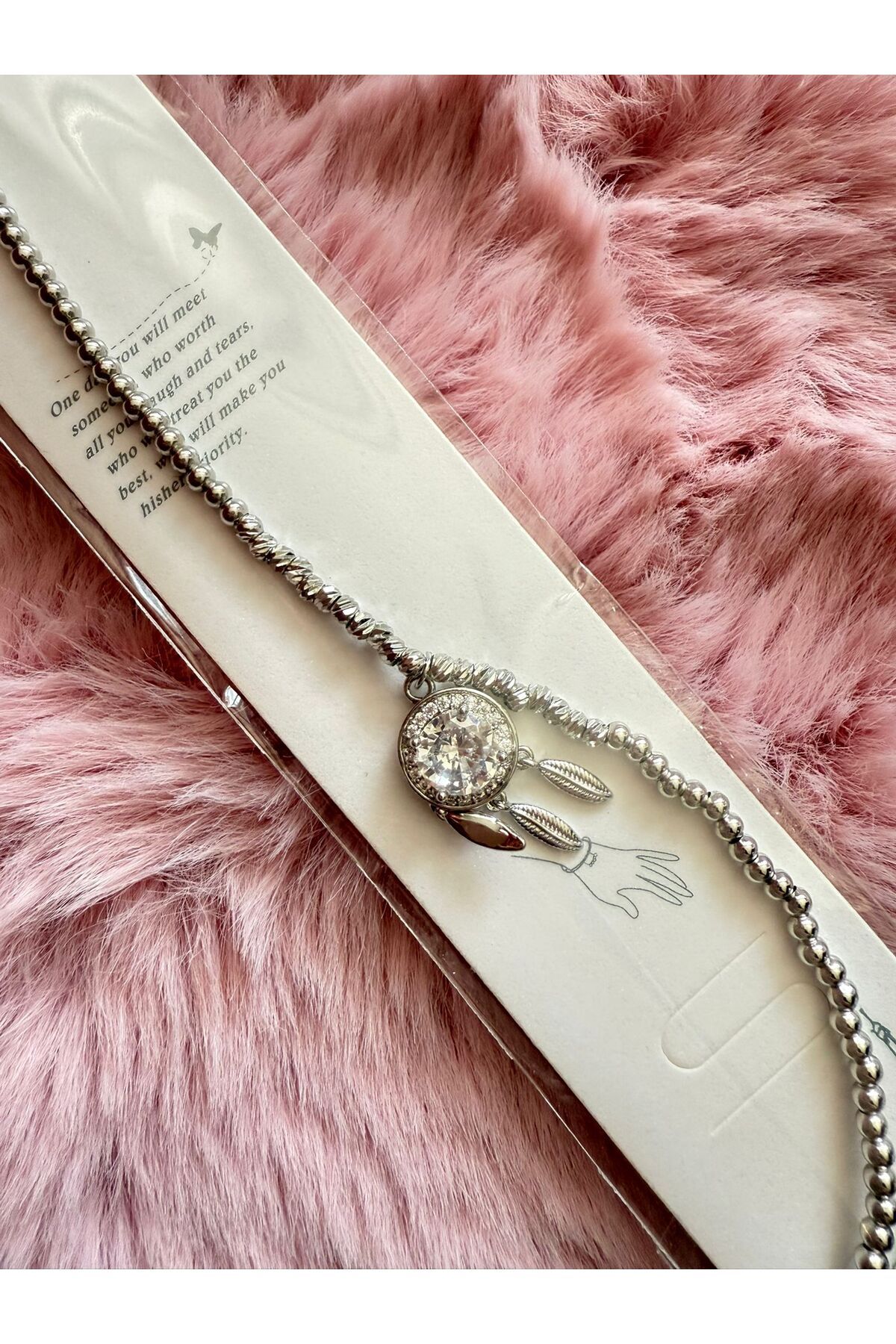 Butik Gold Dreamcatcher Çelik Bileklik - Kararma Yapmaz, Suya Dayanıklı