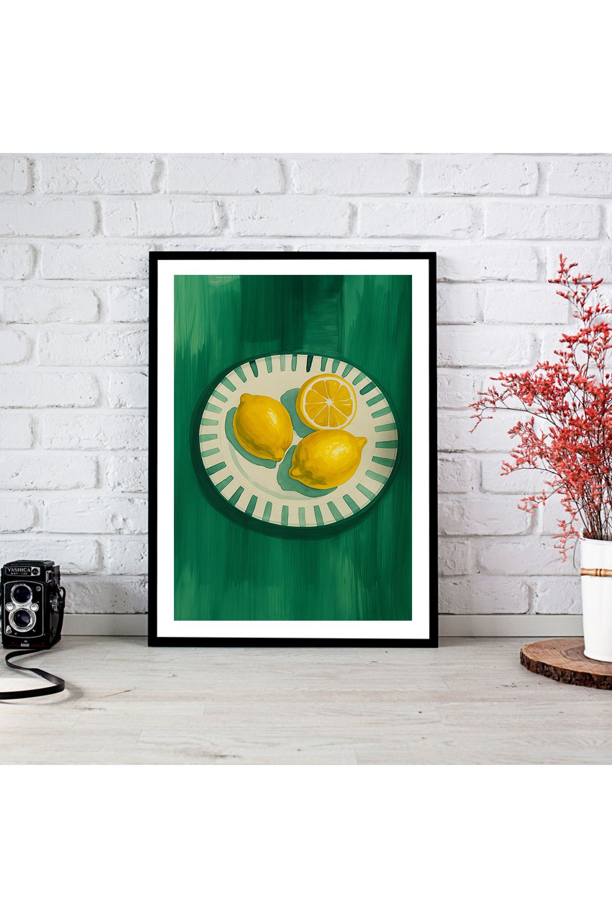 woodsia Çerçeve Görünümlü Çerçevesiz MDF Poster Tablo MDF_TEK1235