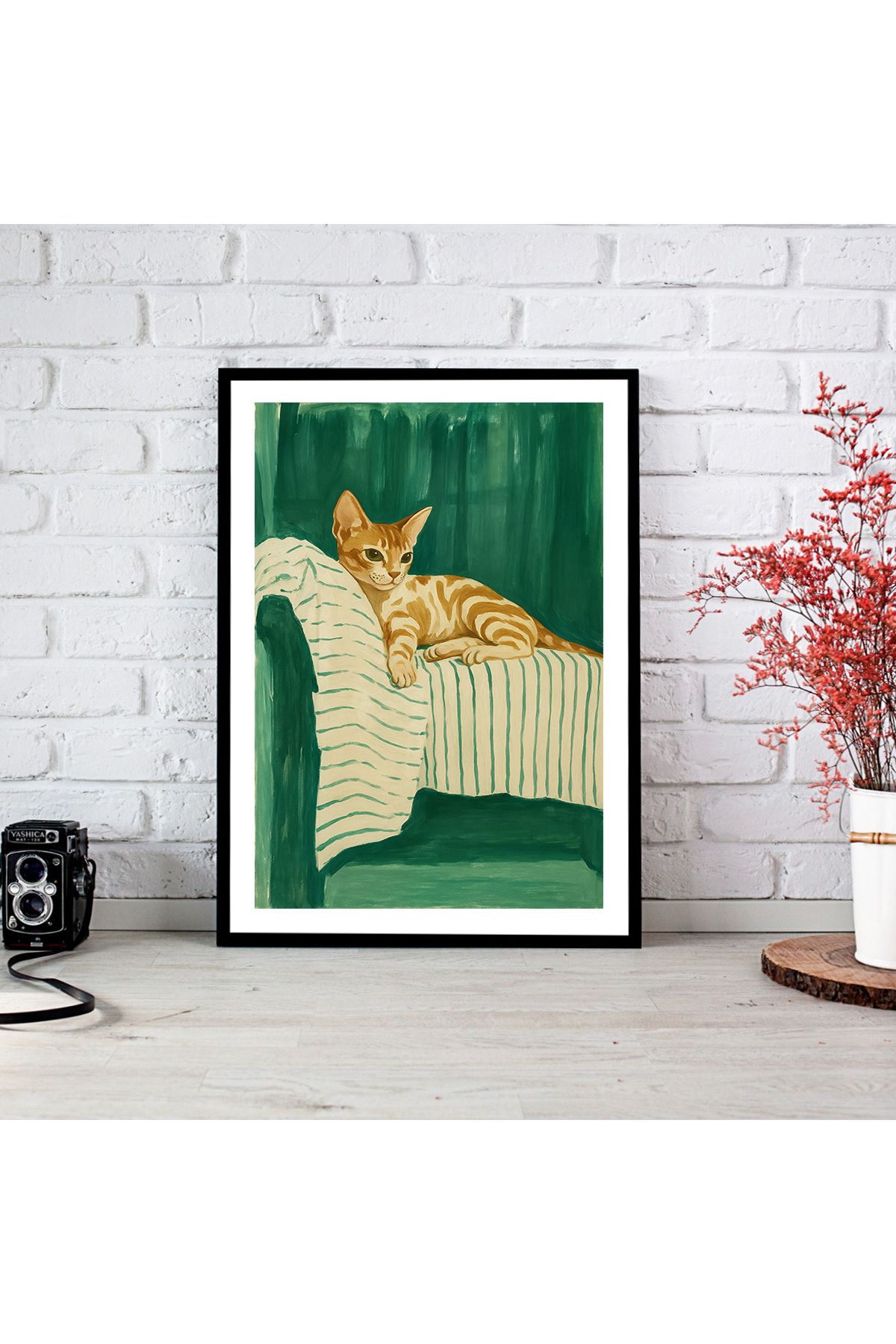 woodsia Çerçeve Görünümlü Çerçevesiz MDF Poster Tablo MDF_TEK1240