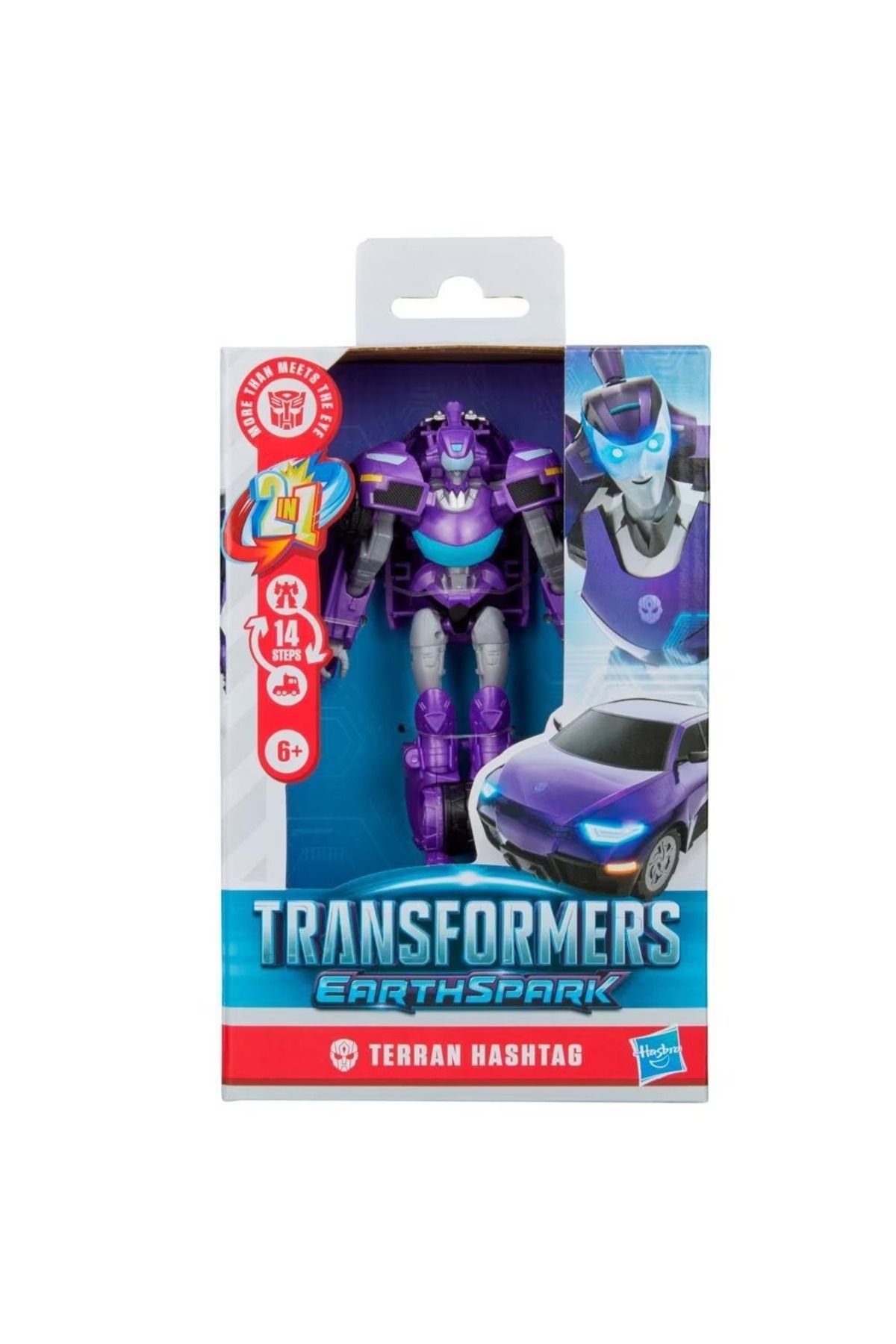 transformers-Earthspark Terran Hashtag Deluxe Figure – 2-in-1 Robot and Pickup Truck Toy 3