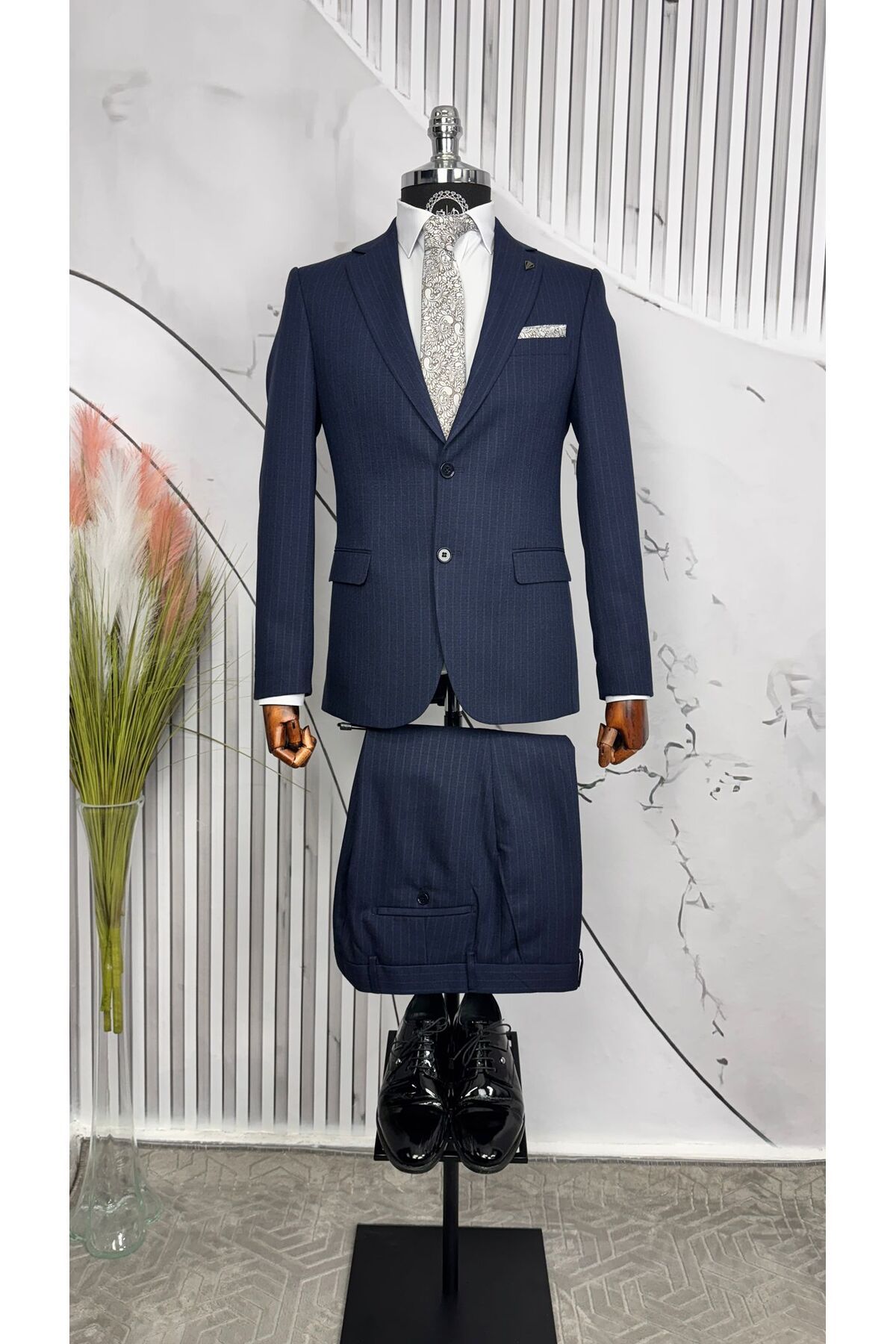 Dupont Slim Fit Mono Yaka Takım Elbise
