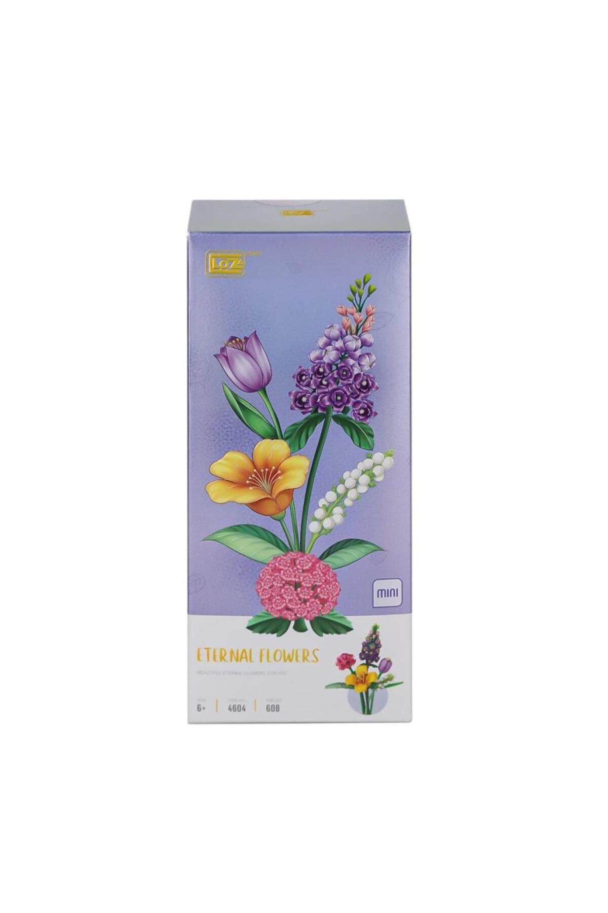 çankaya giyim uğur çankaya Nessiworld LZ4604 LOZ Çiçek Blok Seti 608 Parça -Vagon life