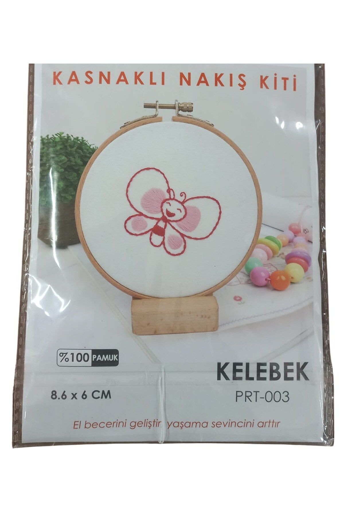 delta online Nakış Kitleri Kasnaklı 8.6 X 6 cm Kelebek