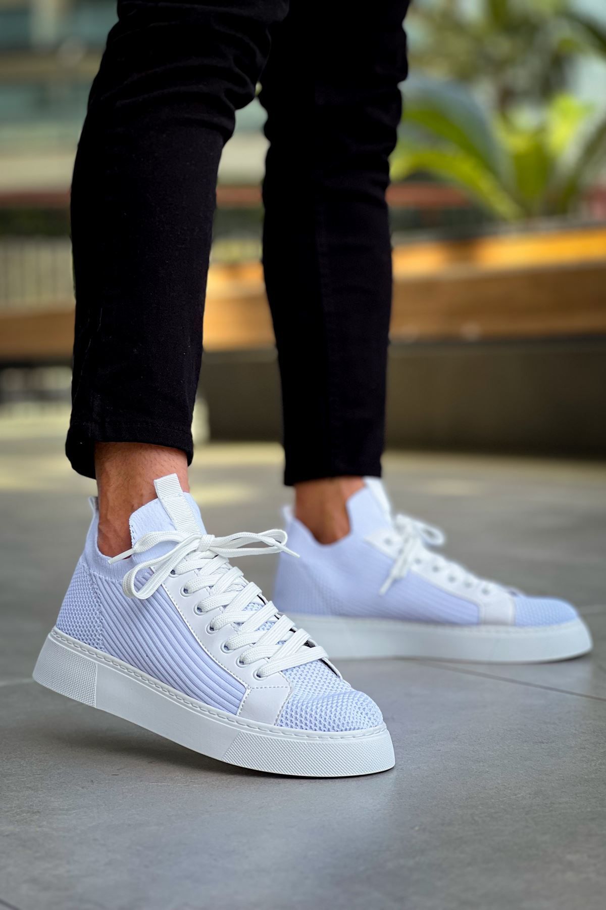 HİLALSHOP CH2423 TBT Erkek Ayakkabı BEYAZ