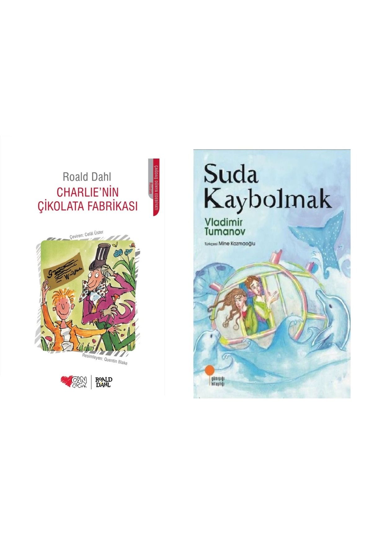 Günışığı Kitaplığı Suda Kaybolmak & Charlie'nin Çikolata Fabrikası ( 2 Li Set )