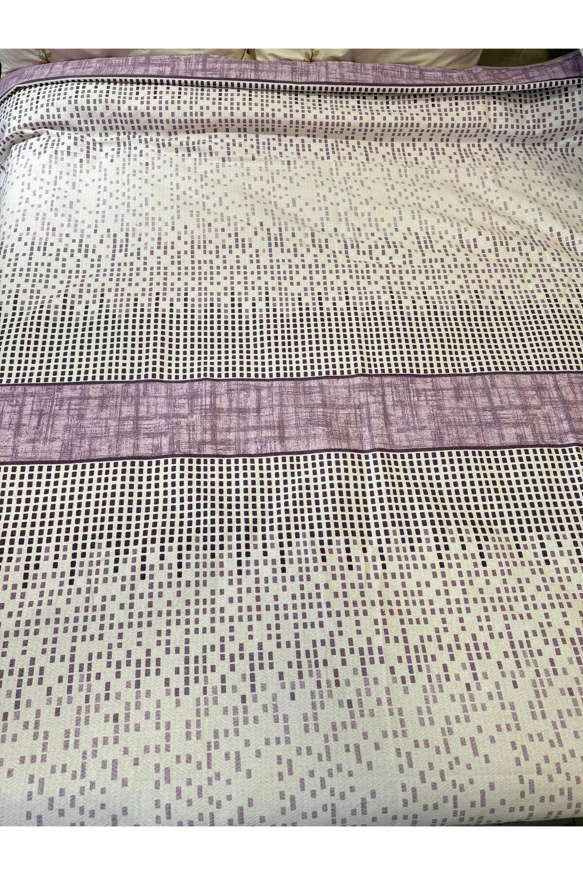 ŞENER HOME-150x240 cm.Single Lilac Patterned Sekans Print - Single Pike 5