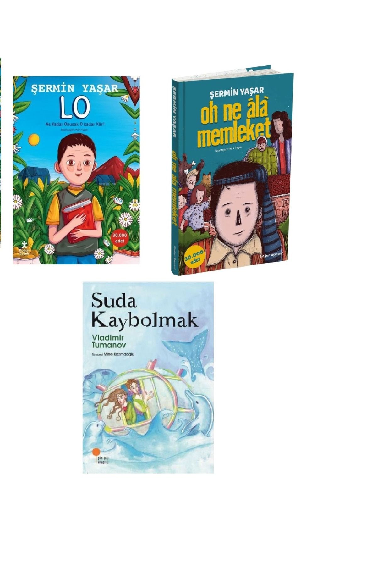 Günışığı Kitaplığı Suda Kaybolmak & Lo & Oh Ne Ala Memleket ( Şermin Yaşar ) 3 Lü Set