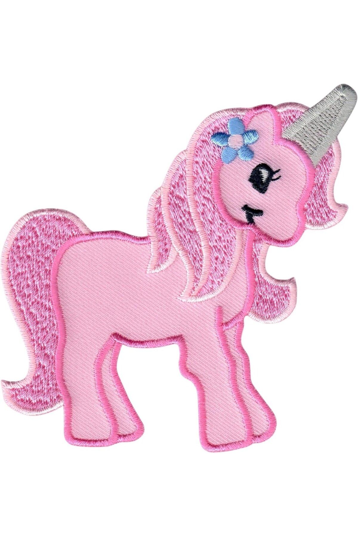 delta online Aplike Ütü İle Yapışan Unicorn Pembe Arma 4x4 cm